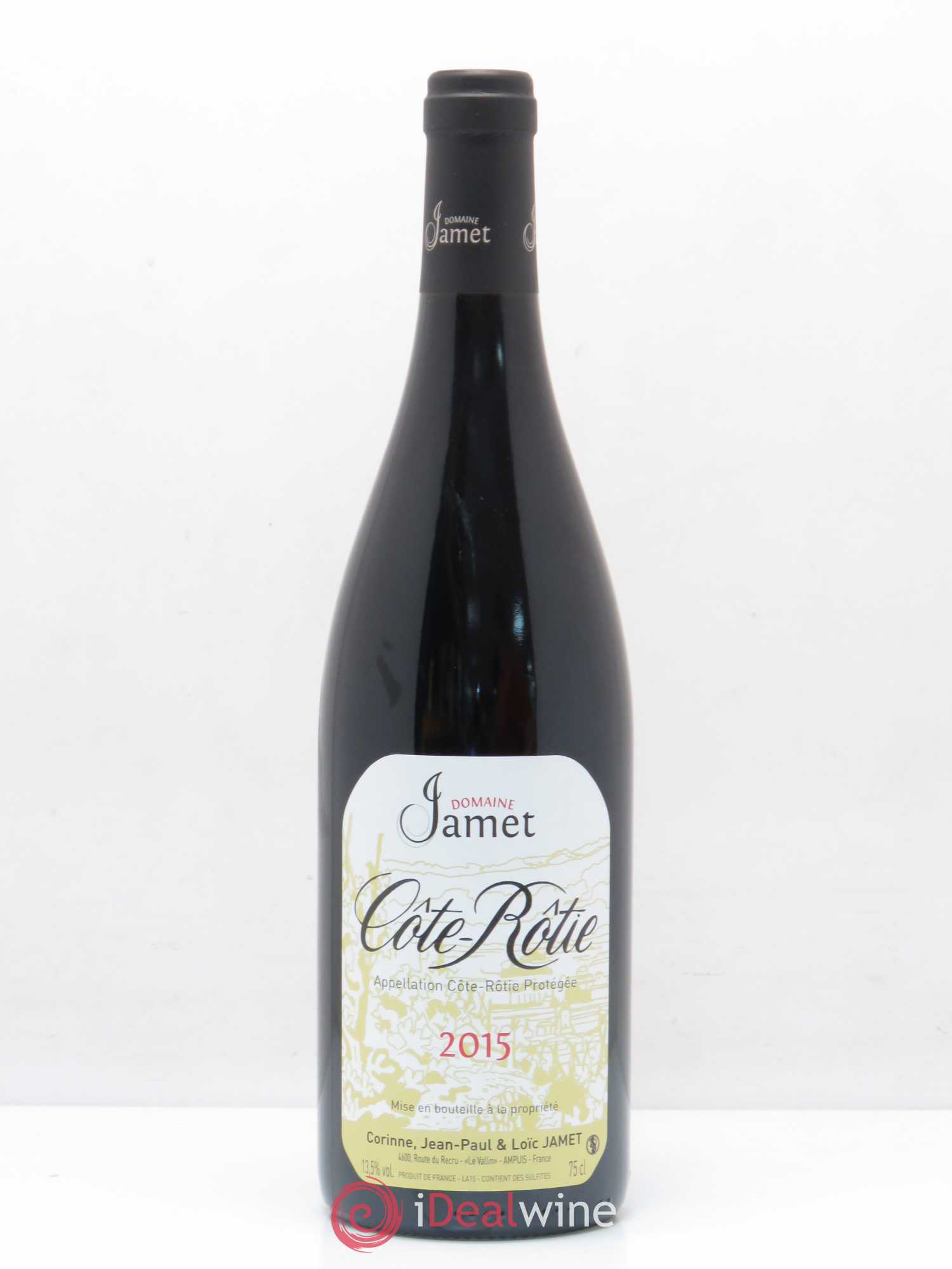 Côte-Rôtie Jamet (Domaine) 2015 - Lot de 1 bouteille - 0