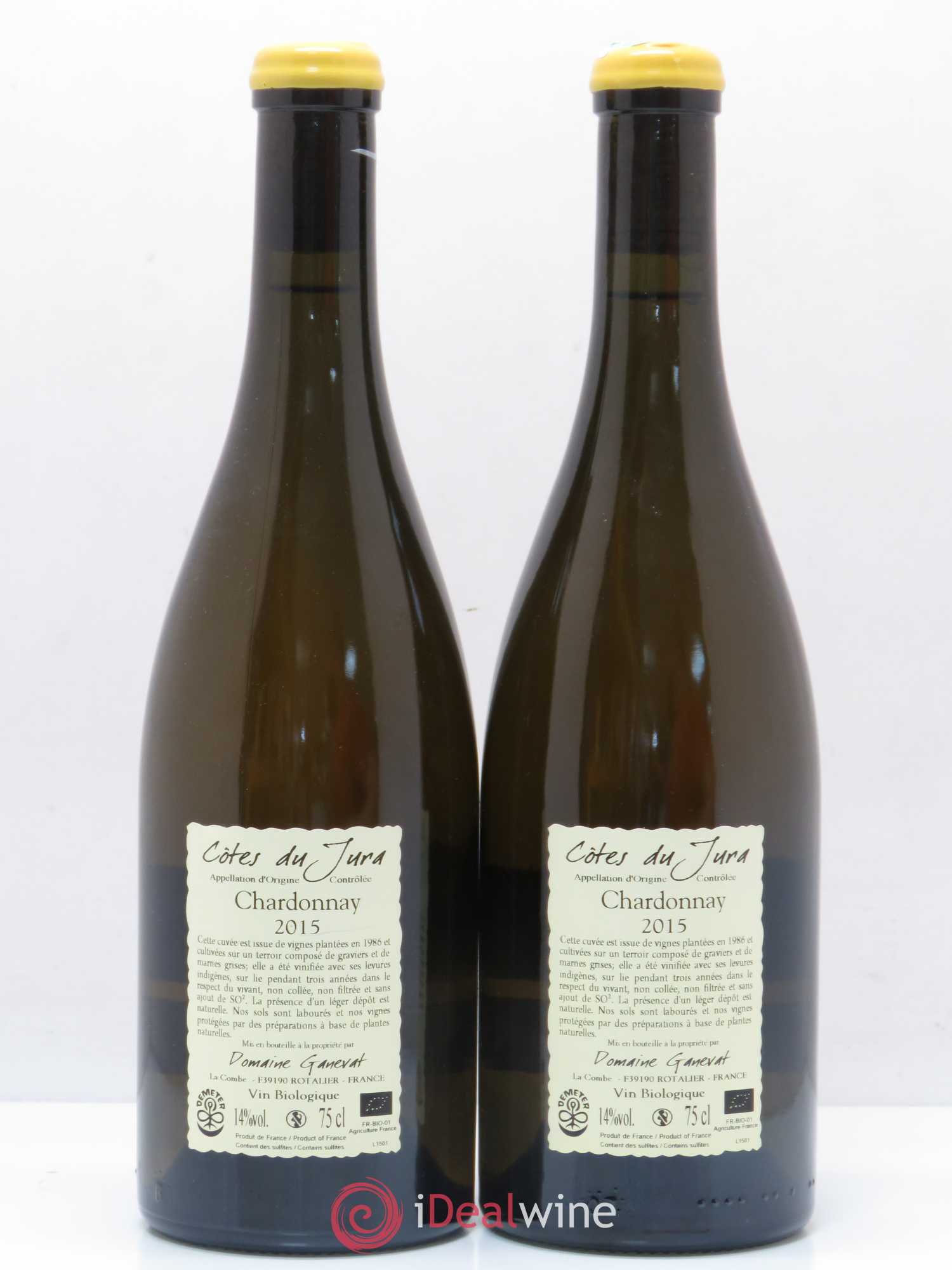 Côtes du Jura Cuvée Florine Jean-François Ganevat (Domaine) 2015 - Lot de 2 bouteilles - 1