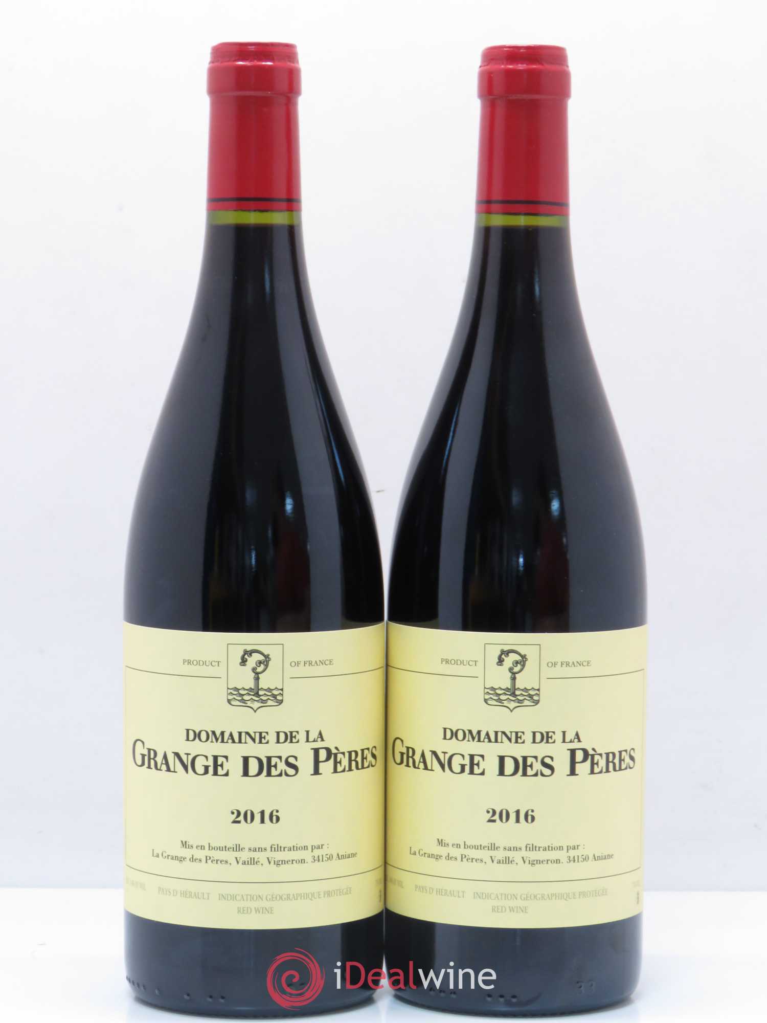 Pays d'Hérault Grange des Pères Laurent Vaillé 2016 - Lot de 2 bouteilles - 0