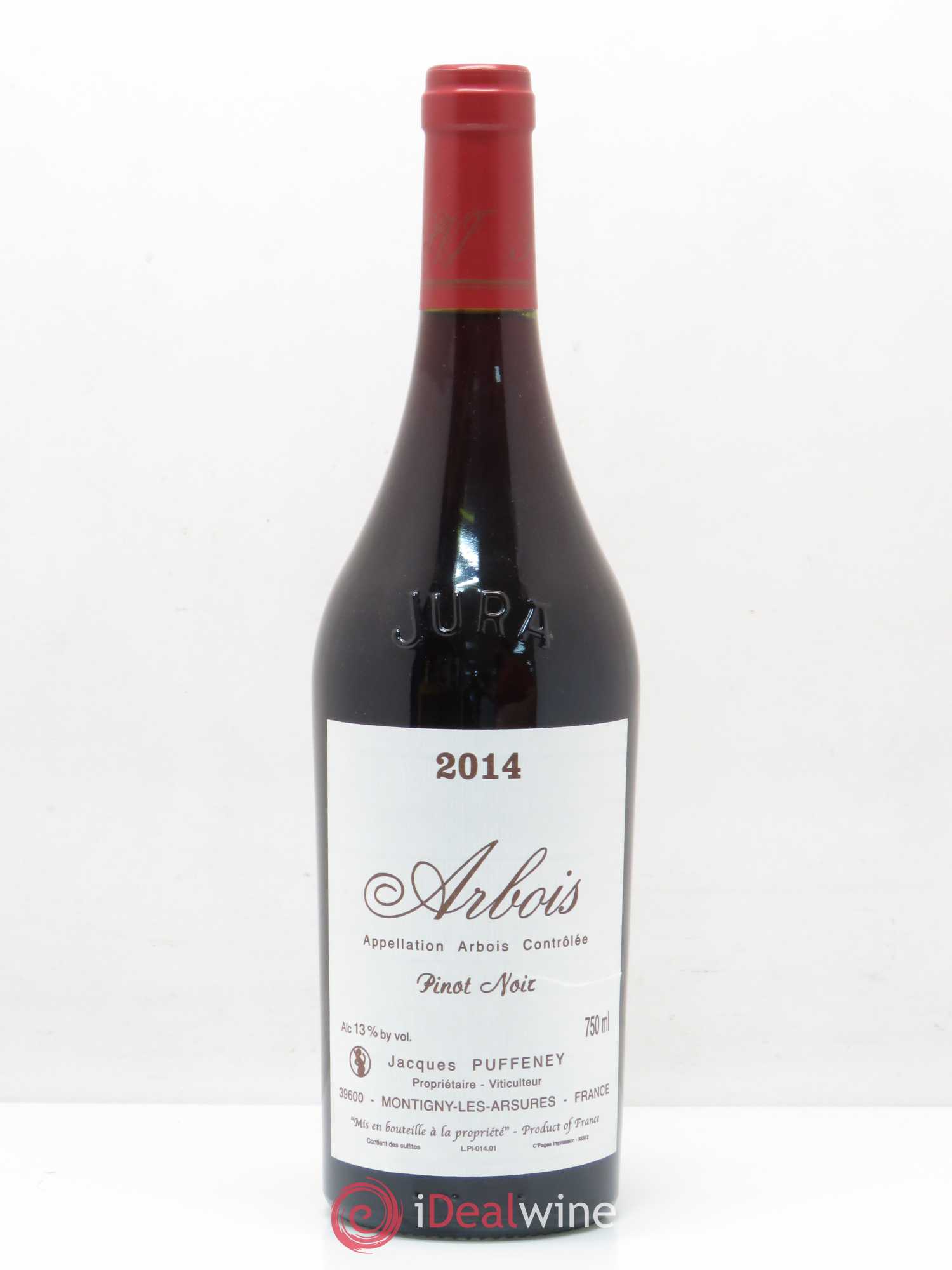 Arbois Pinot Noir Jacques Puffeney 2014 - Posten von 1 Flasche - 0