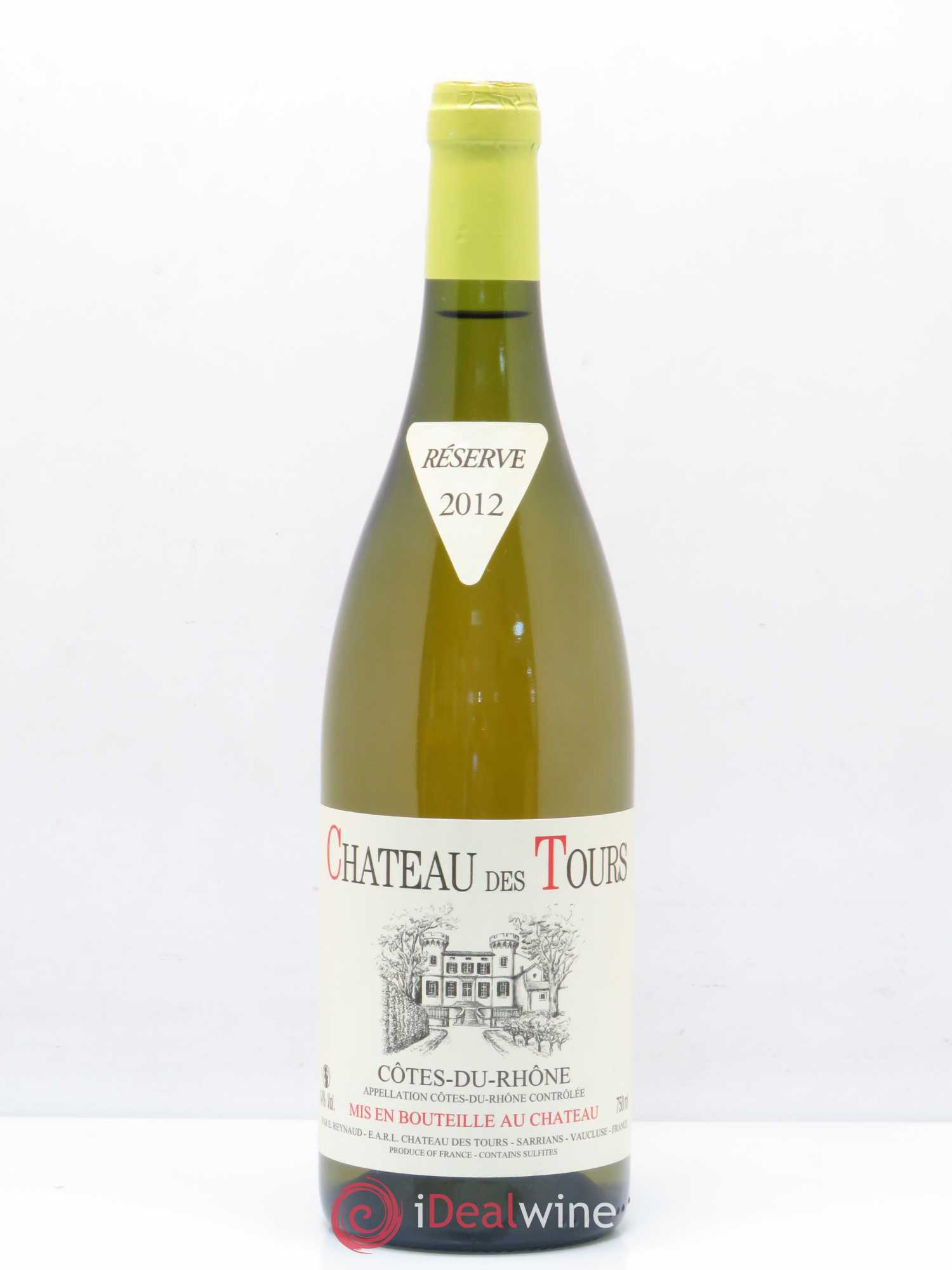 Côtes-du-Rhône Château des Tours Emmanuel Reynaud 2012 - Lot de 1 bouteille - 0