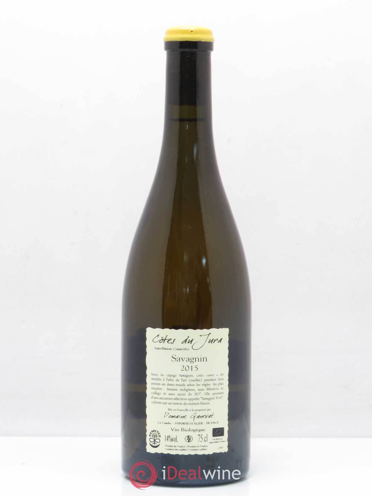 Côtes du Jura Les Chalasses Marnes Bleues Jean-François Ganevat (Domaine) 2015 - Lot de 1 bouteille - 1