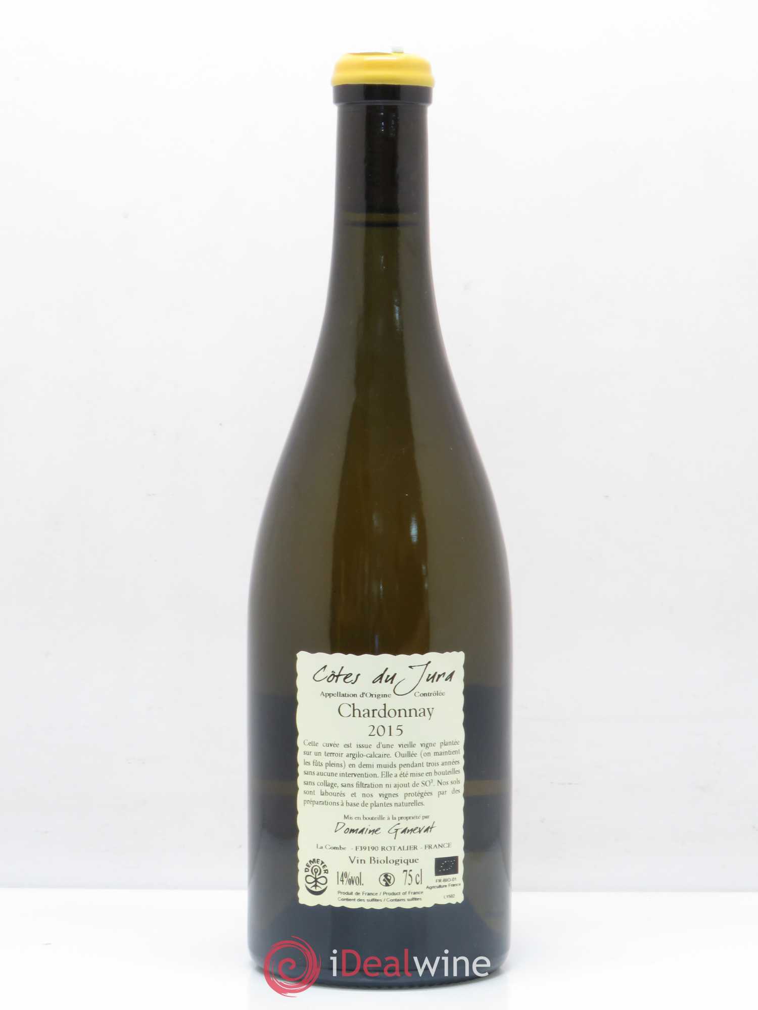 Côtes du Jura Les Chamois du Paradis Jean-François Ganevat (Domaine) 2015 - Lot de 1 bouteille - 1