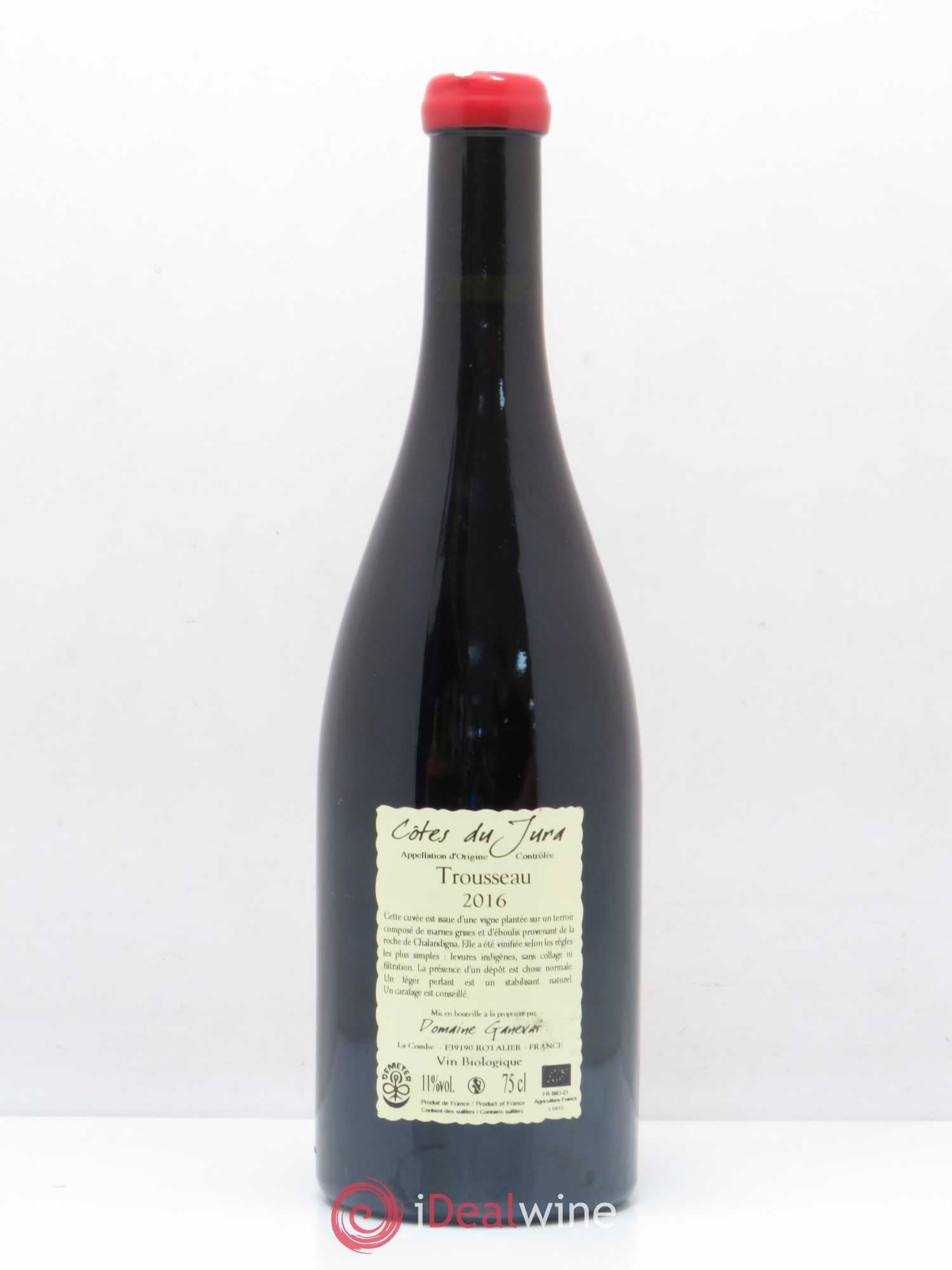Côtes du Jura Plein Sud Jean-François Ganevat (Domaine) 2016 - Lot de 1 bouteille - 1