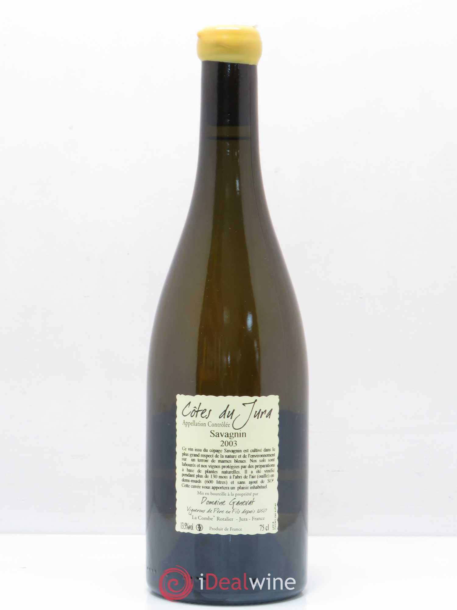 Côtes du Jura Les Vignes de mon Père Jean-François Ganevat (Domaine) 2003 - Lot de 1 bouteille - 1