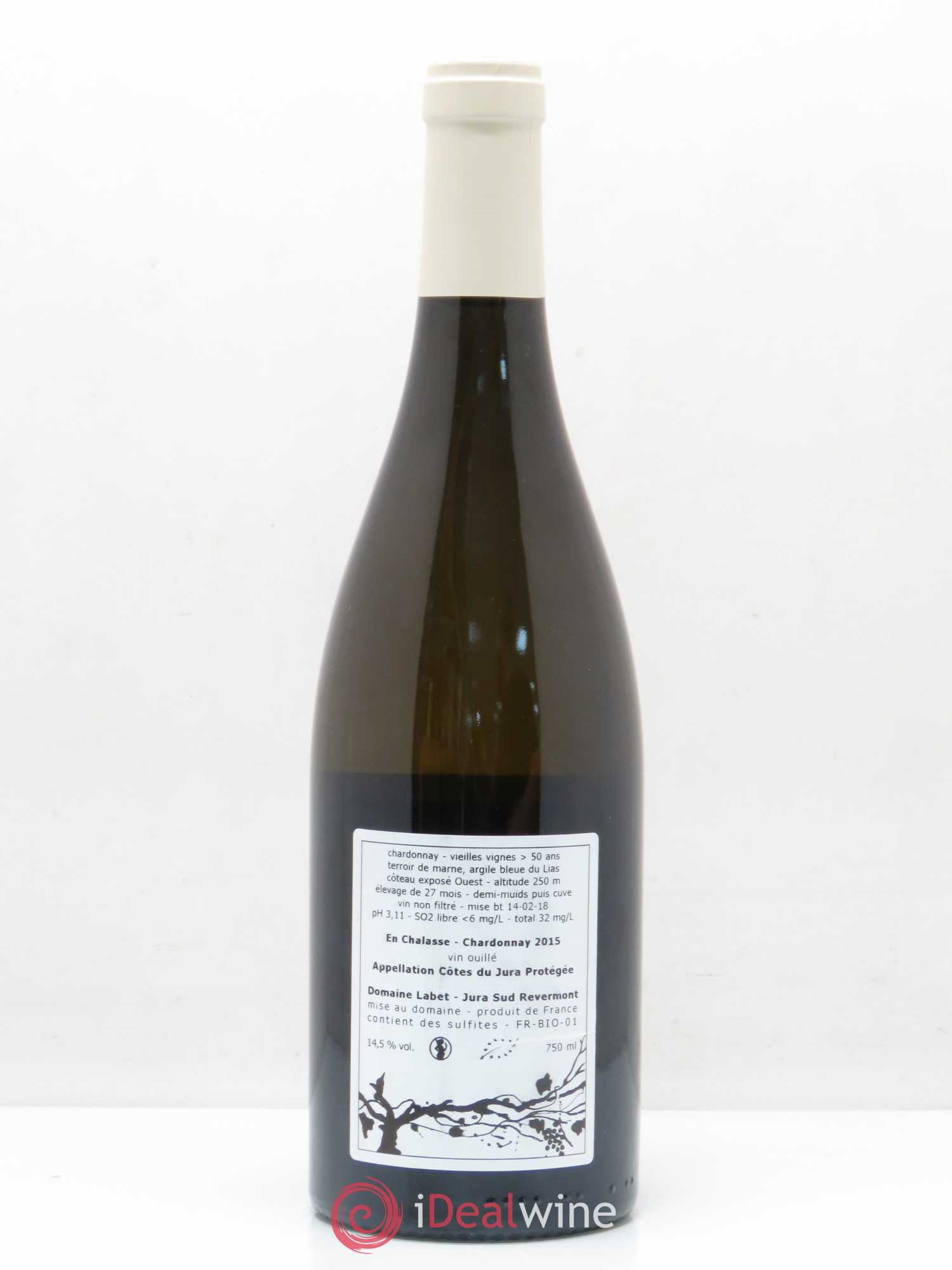 Côtes du Jura Chardonnay En Chalasse Labet 2015 - Posten von 1 Flasche - 1