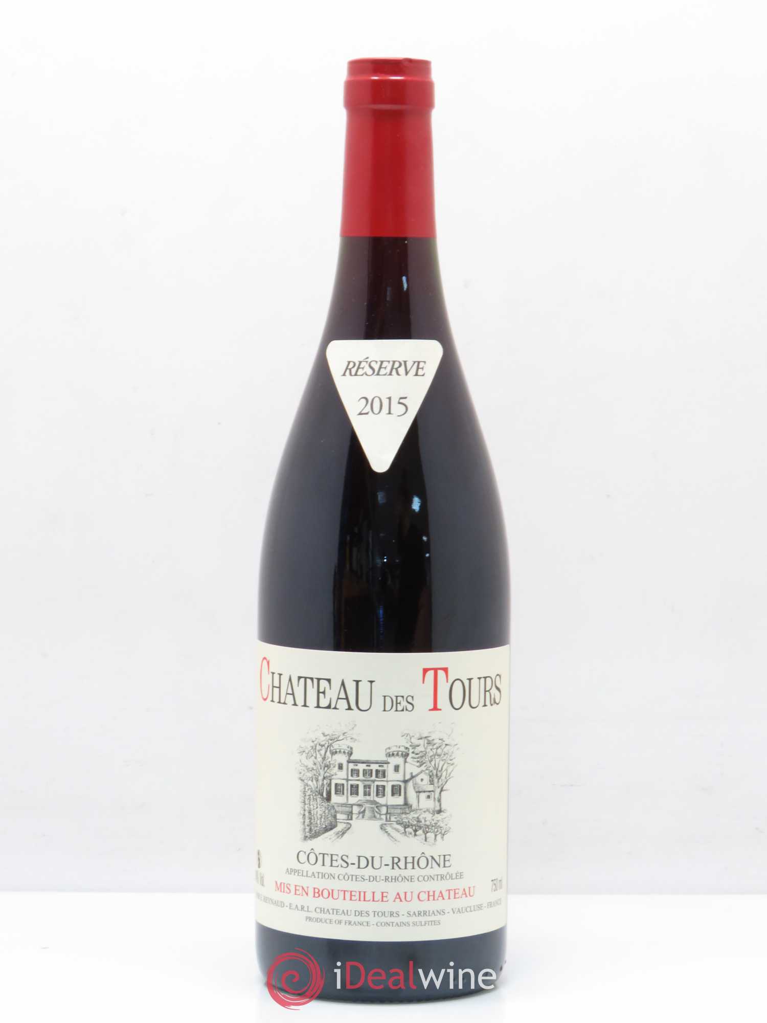 Côtes-du-Rhône Château des Tours Emmanuel Reynaud 2015 - Lot de 1 bouteille - 0