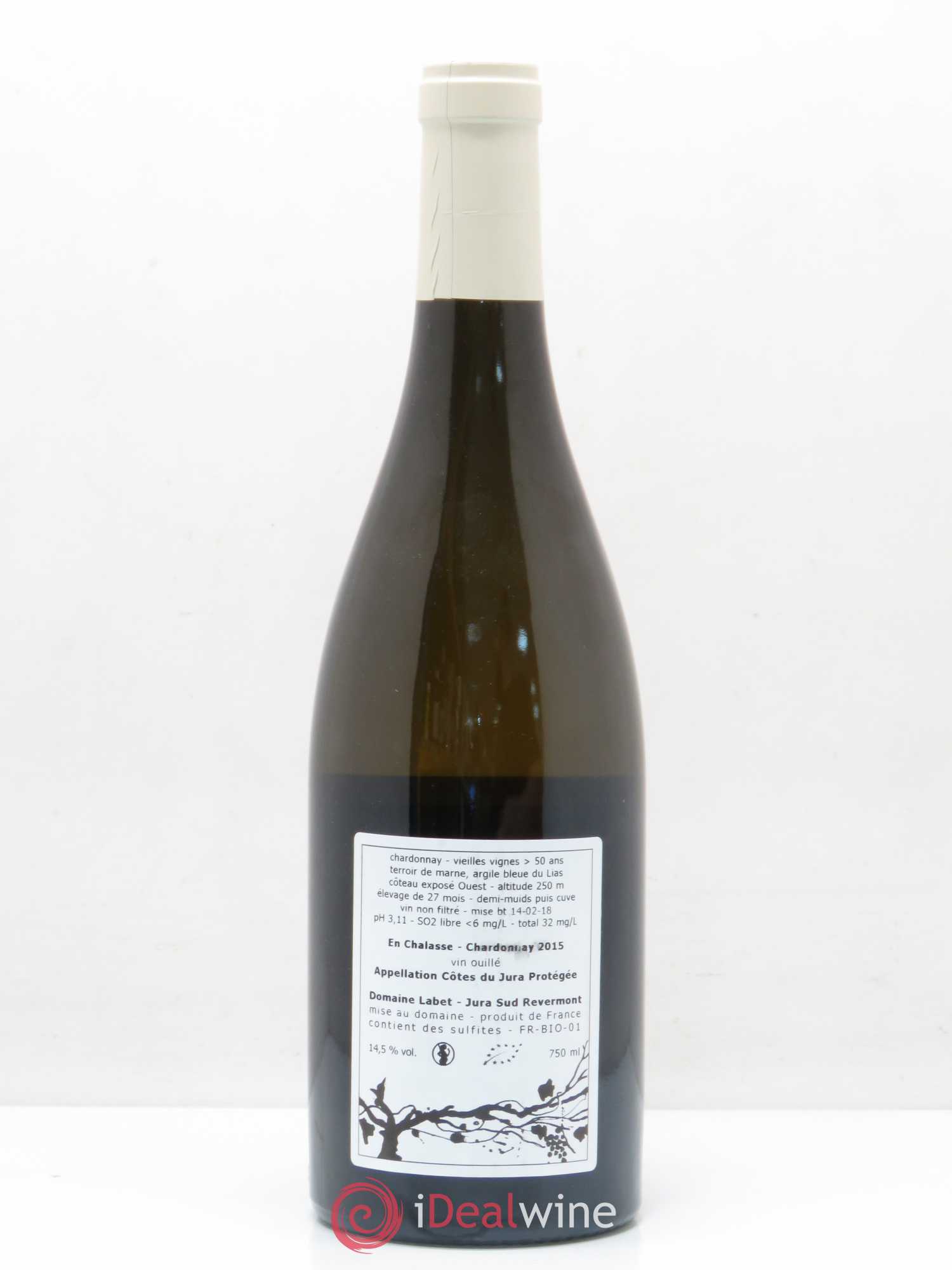 Côtes du Jura Chardonnay En Chalasse Labet 2015 - Posten von 1 Flasche - 1