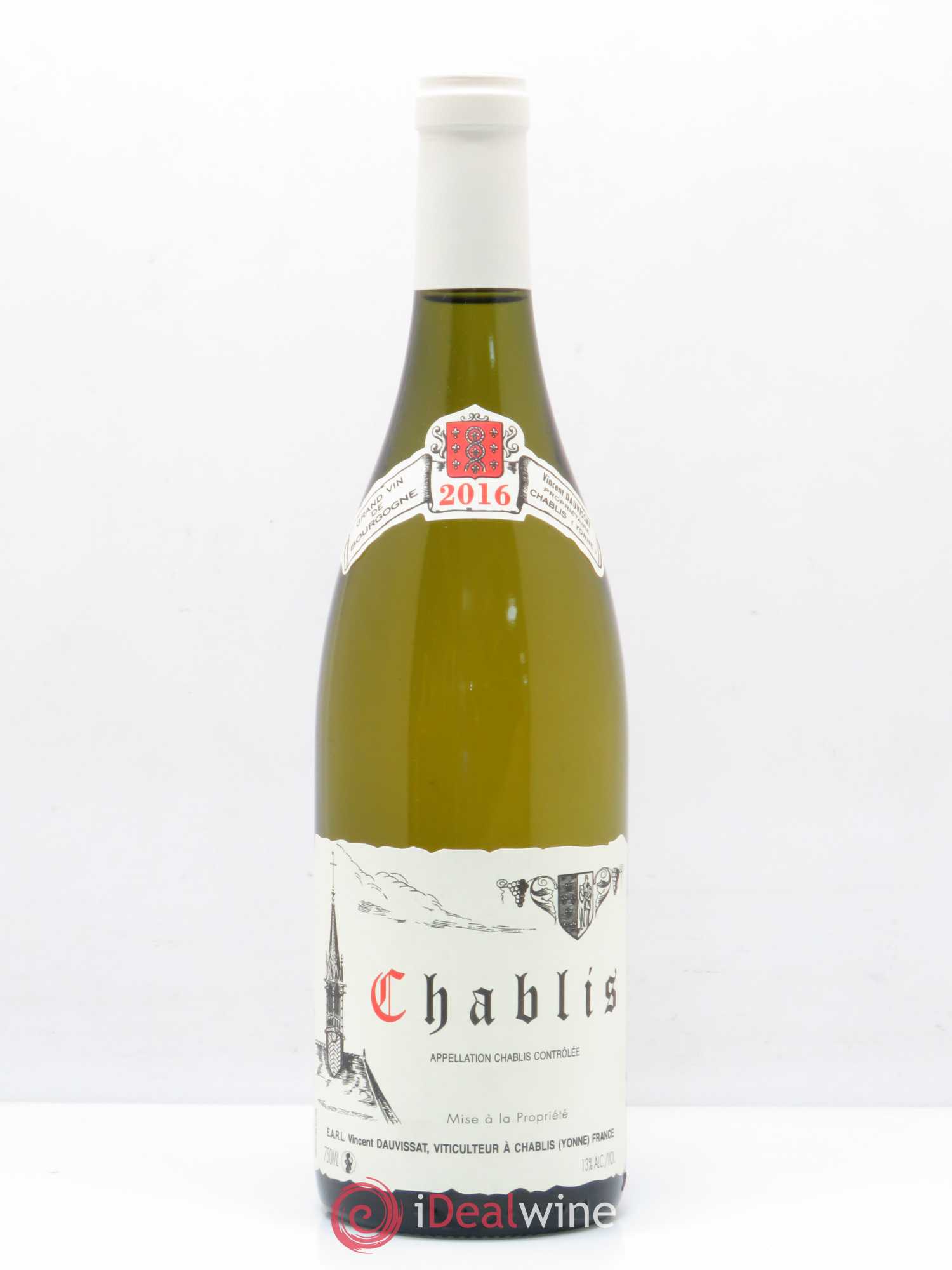Chablis Vincent Dauvissat (Domaine) 2016 - Lot de 1 bouteille - 0