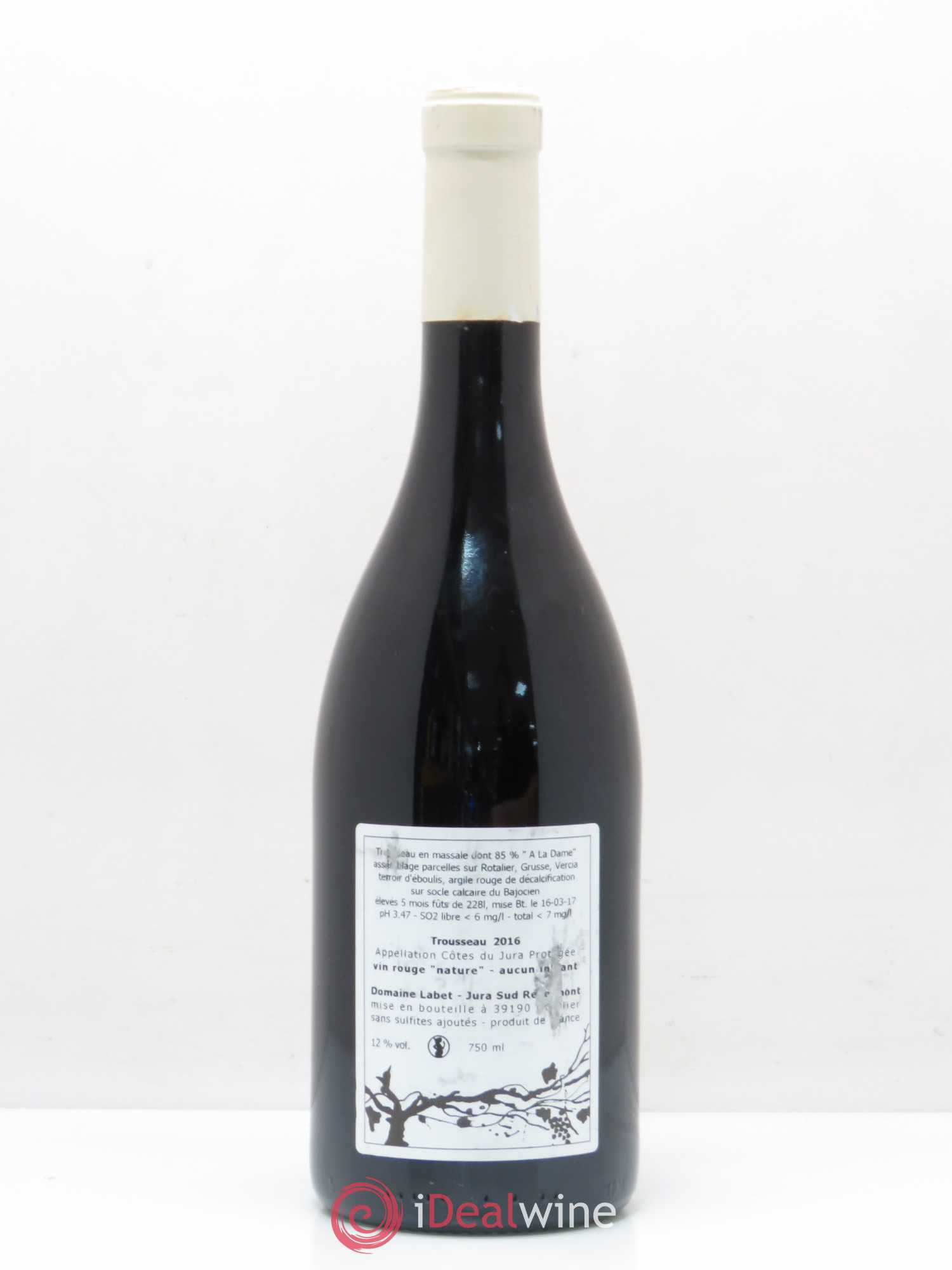 Côtes du Jura Trousseau Labet 2016 - Posten von 1 Flasche - 1