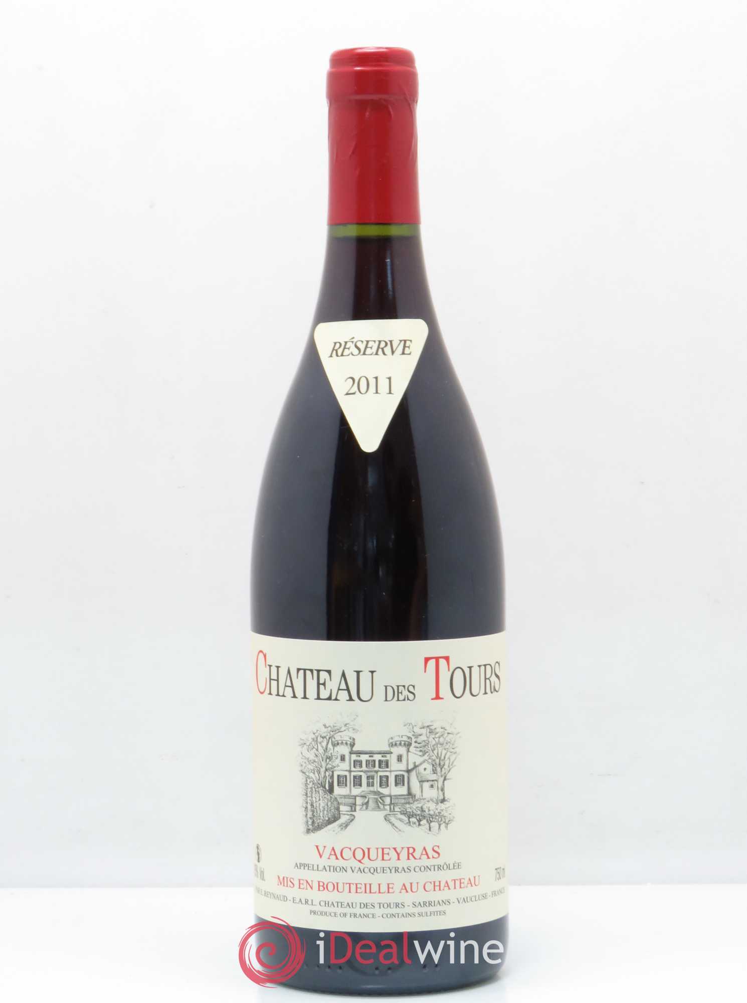 Vacqueyras Château des Tours Emmanuel Reynaud 2011 - Lot de 1 bouteille - 0