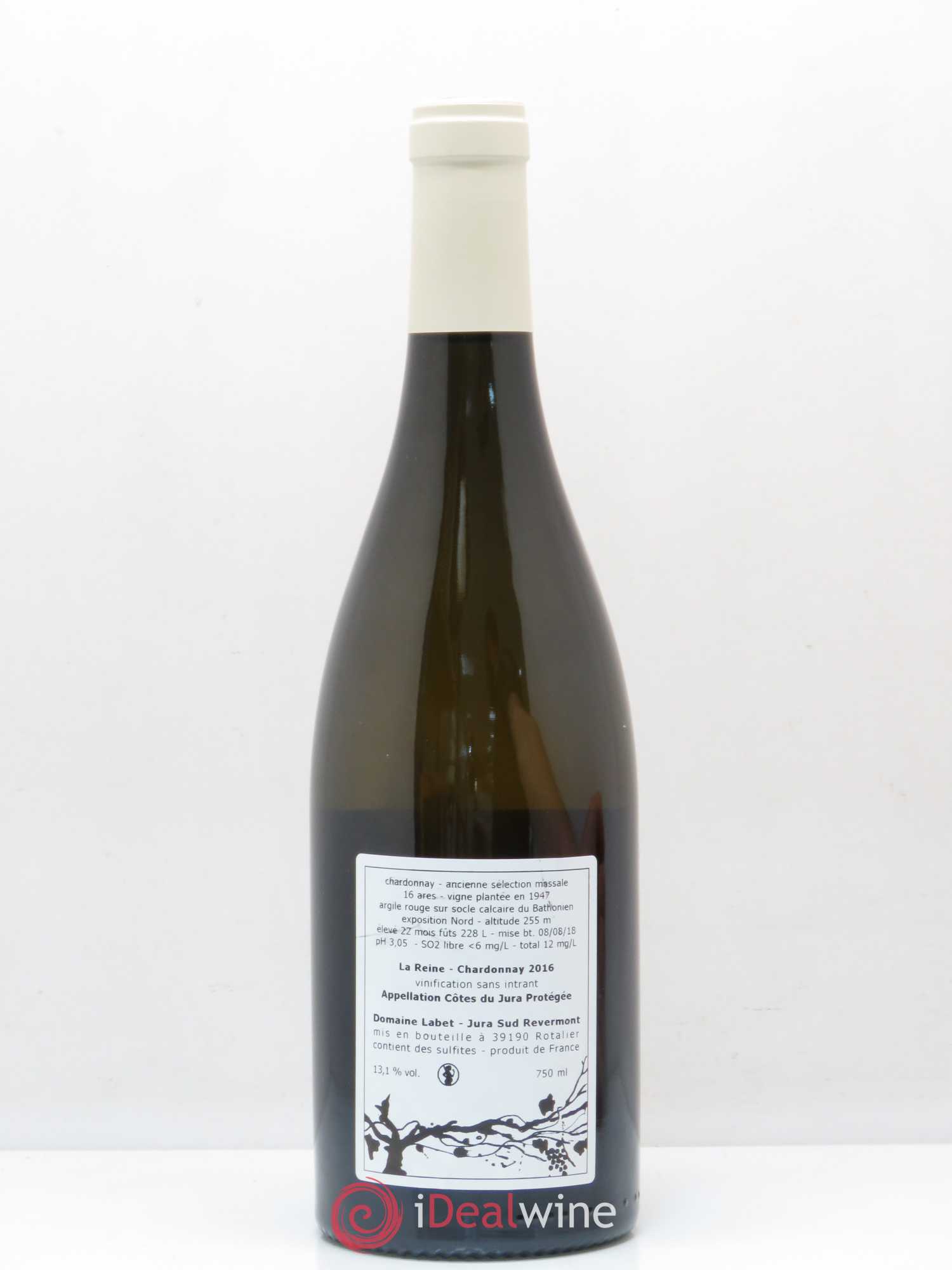 Côtes du Jura Chardonnay La Reine Domaine Labet 2016 - Posten von 1 Flasche - 1