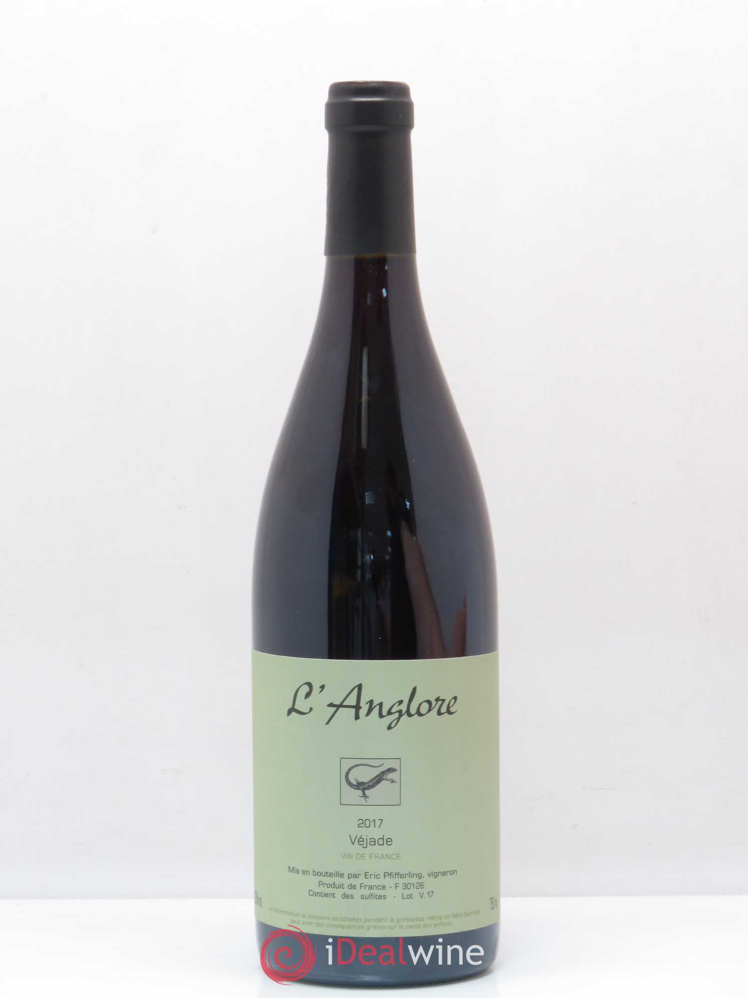 Vin de France Véjade L'Anglore 2017 - Lot de 1 bouteille - 0