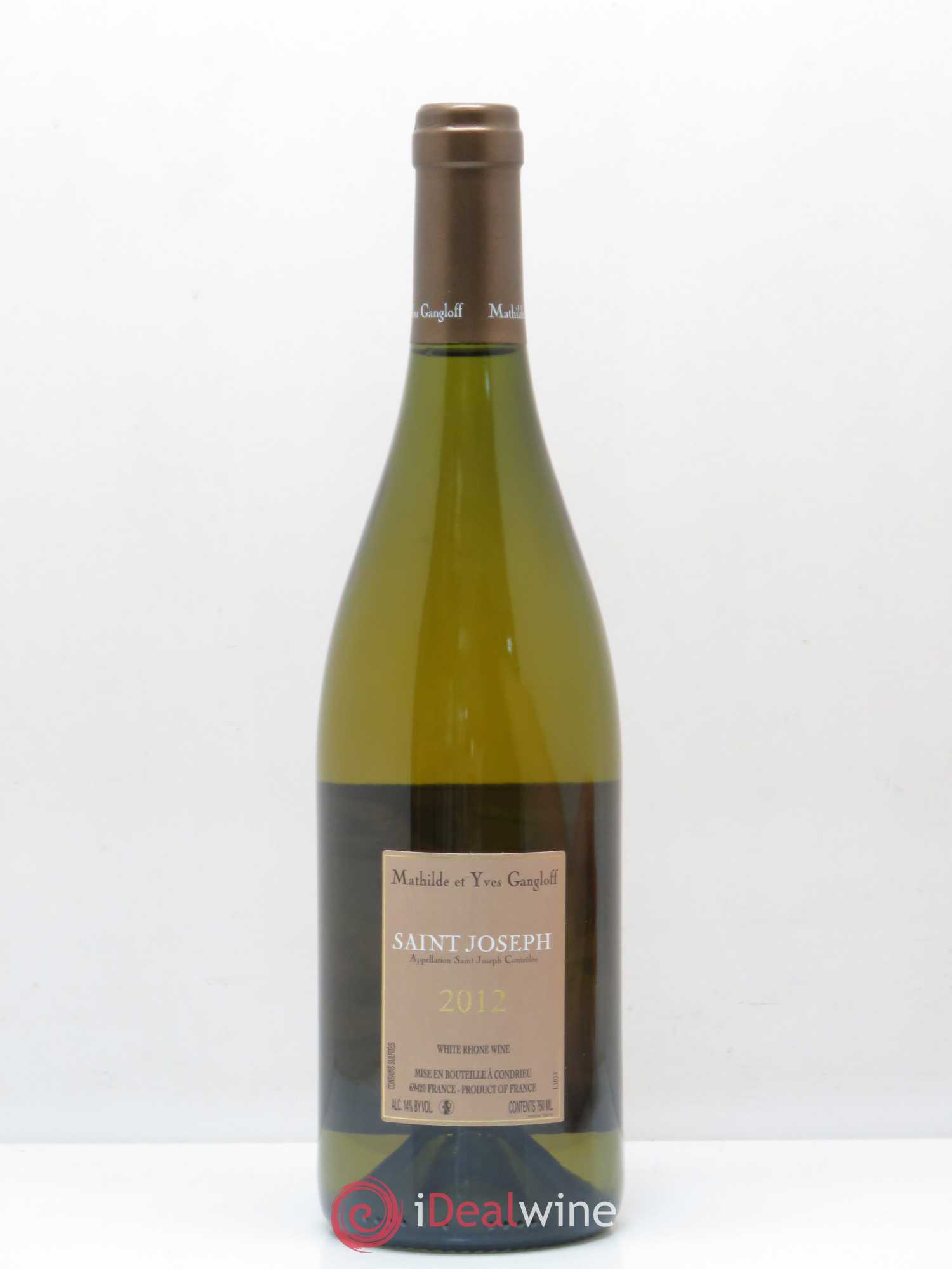 Saint-Joseph Gangloff (Domaine) 2012 - Lot de 1 bouteille - 1