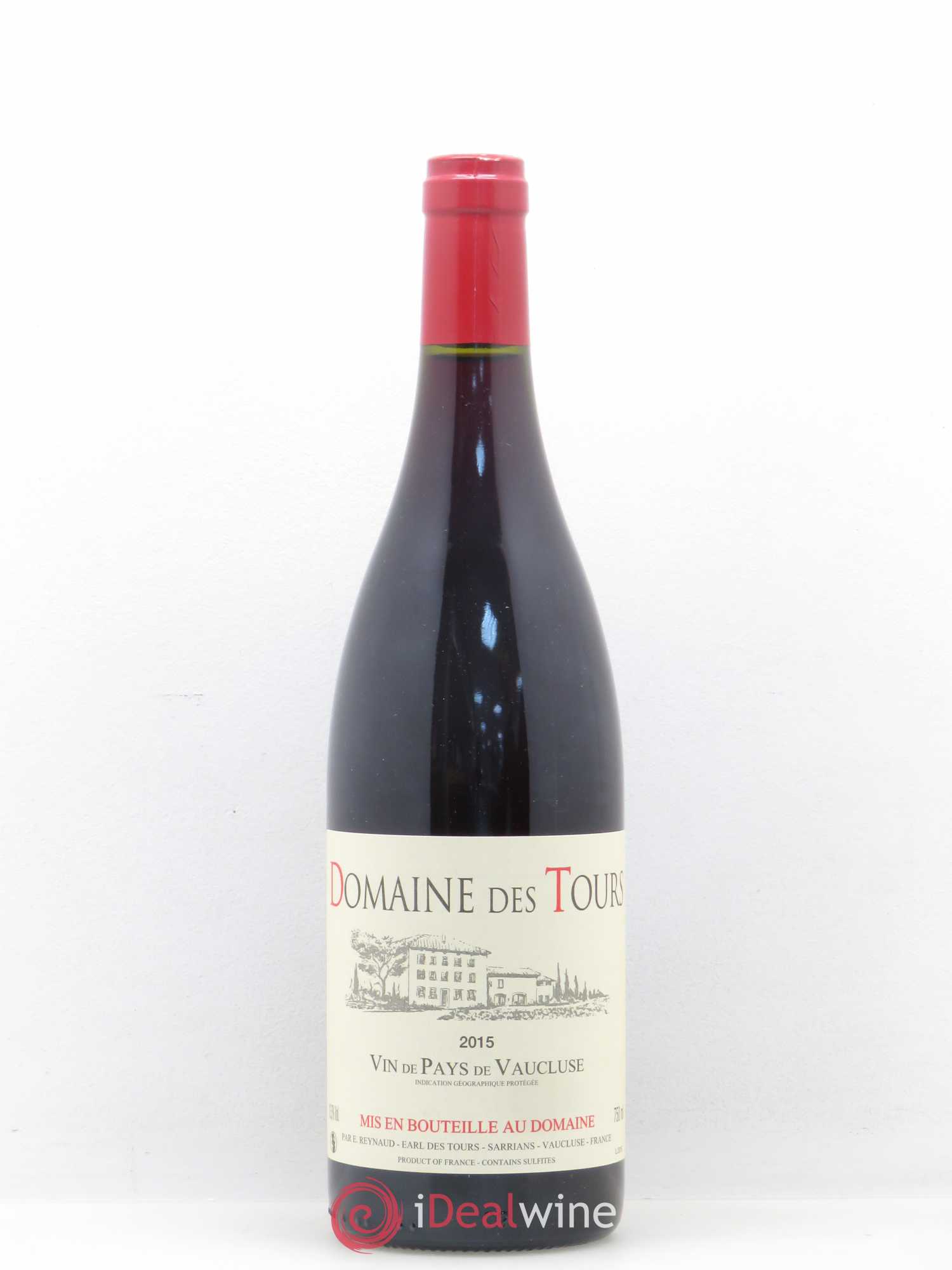 Vaucluse (Vin de Pays de Vaucluse) Domaine des Tours Emmanuel Reynaud 2015 - Lot de 1 bouteille - 0