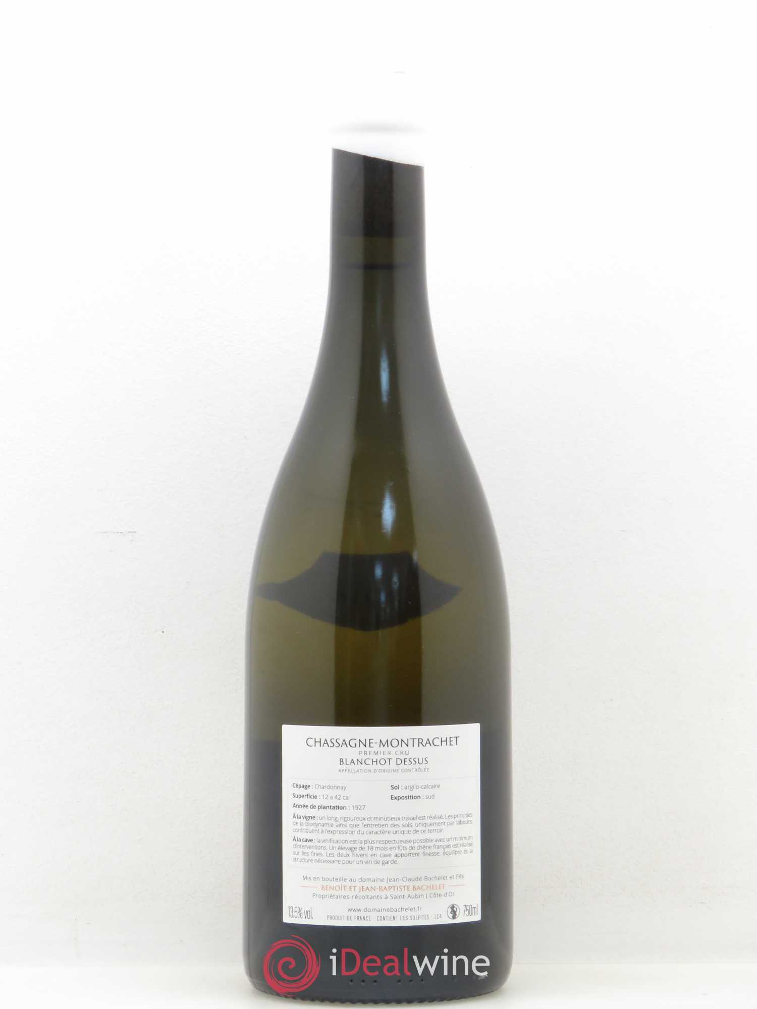 Chassagne-Montrachet 1er Cru Blanchot Dessus Jean-Claude Bachelet (Domaine) 2016 - Lot de 1 bouteille - 1