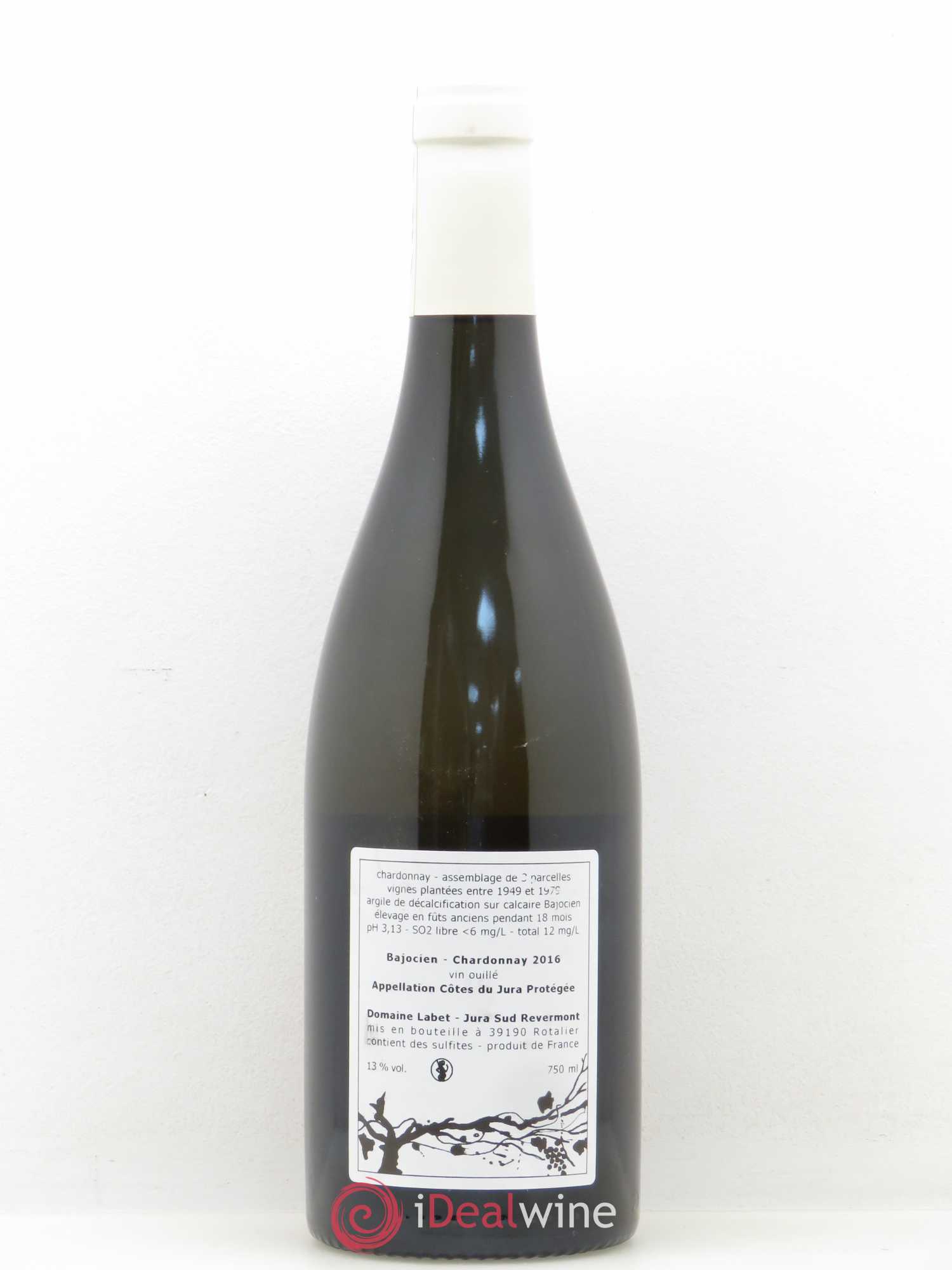 Côtes du Jura Domaine Labet Bajocien 2016 - Posten von 1 Flasche - 1