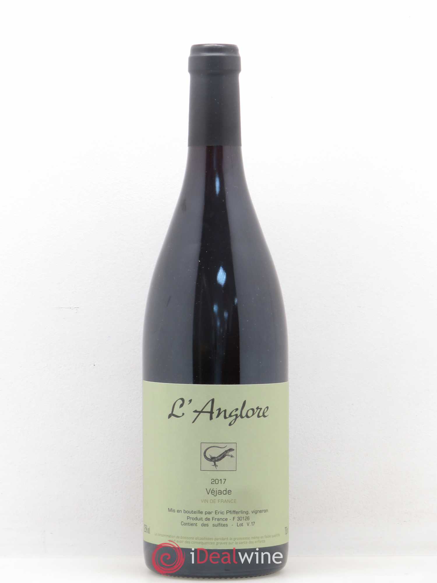 Vin de France Véjade L'Anglore 2017 - Lot de 1 bouteille - 0