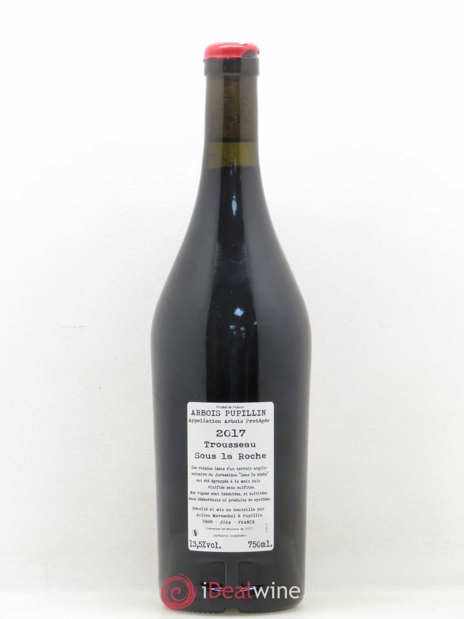 Côtes du Jura Arbois Pupillin Sous La Roche Trousseau Domaine de La Borde 2017 - Posten von 1 Flasche - 1