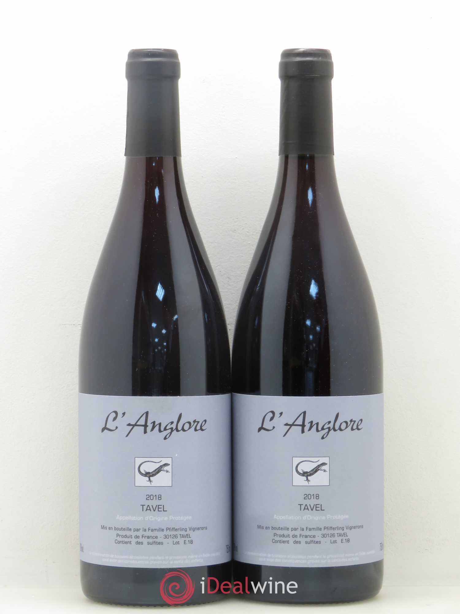 Tavel L'Anglore 2018 - Lot de 2 bouteilles - 0