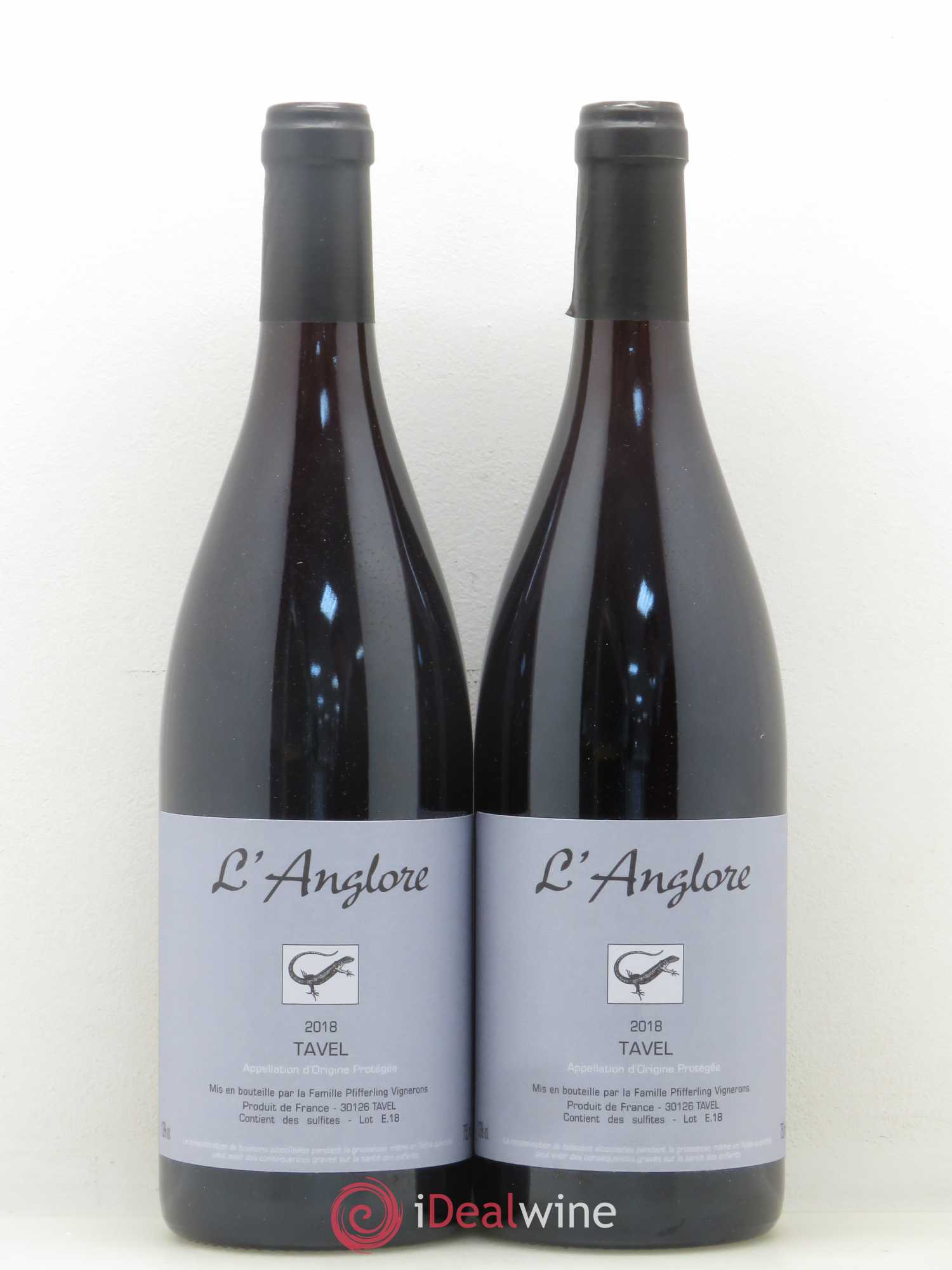 Tavel L'Anglore 2018 - Posten von 2 Flaschen - 0