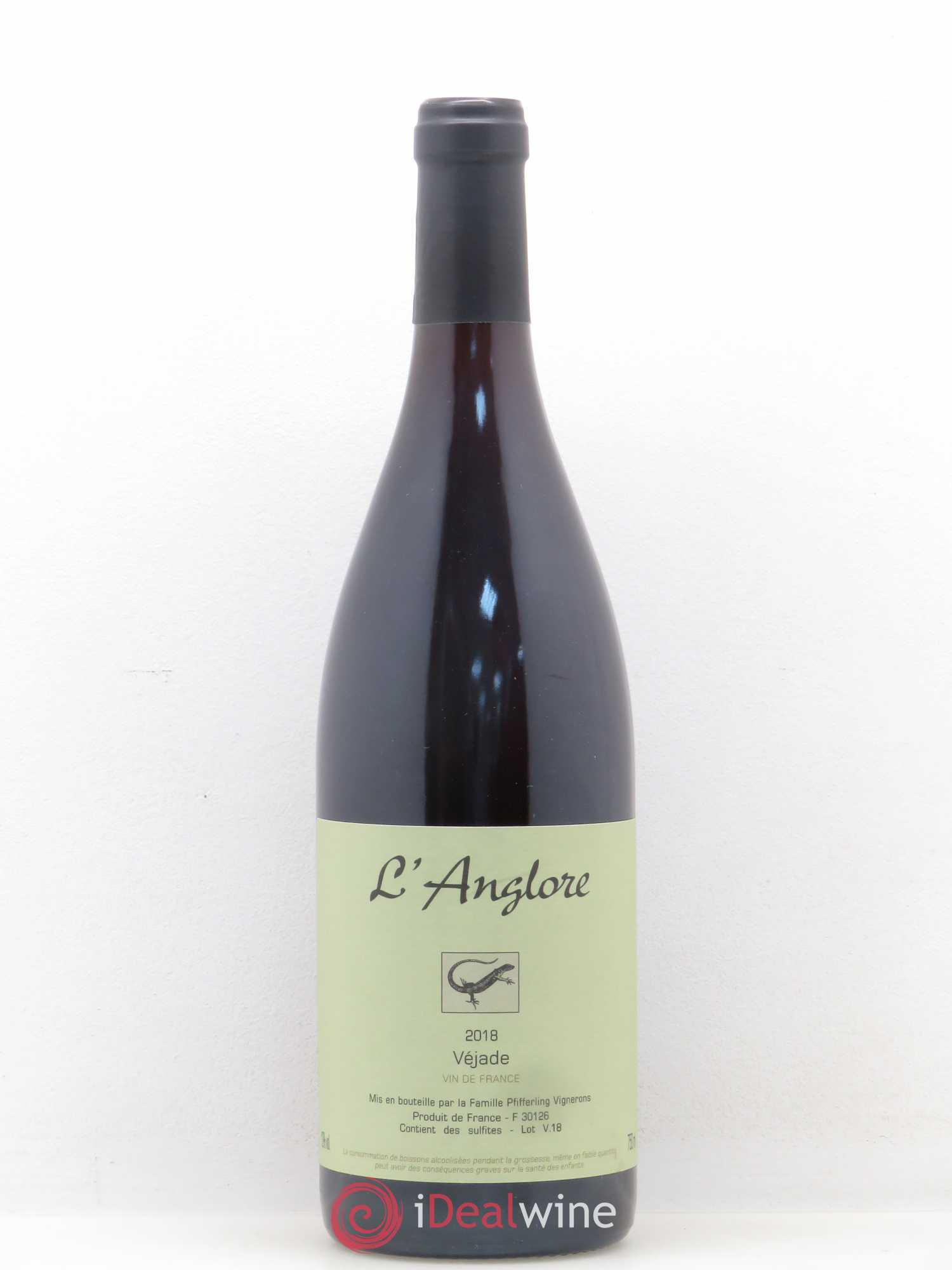 Vin de France Véjade L'Anglore 2018 - Lot de 1 bouteille - 0