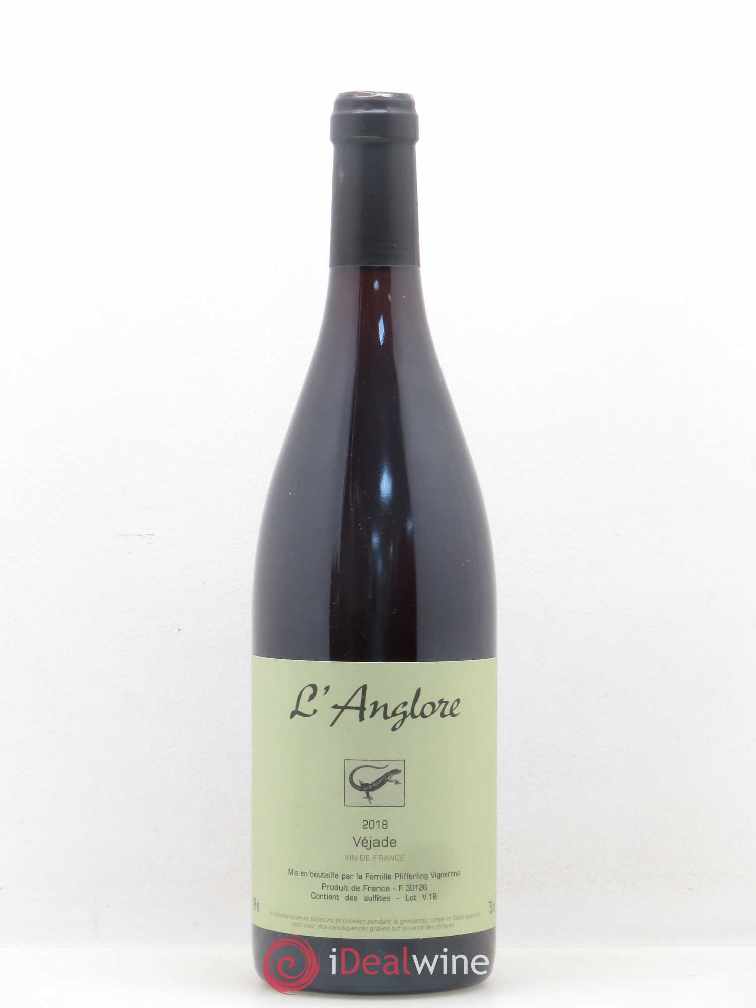 Vin de France Véjade L'Anglore 2018 - Lot de 1 bouteille - 0