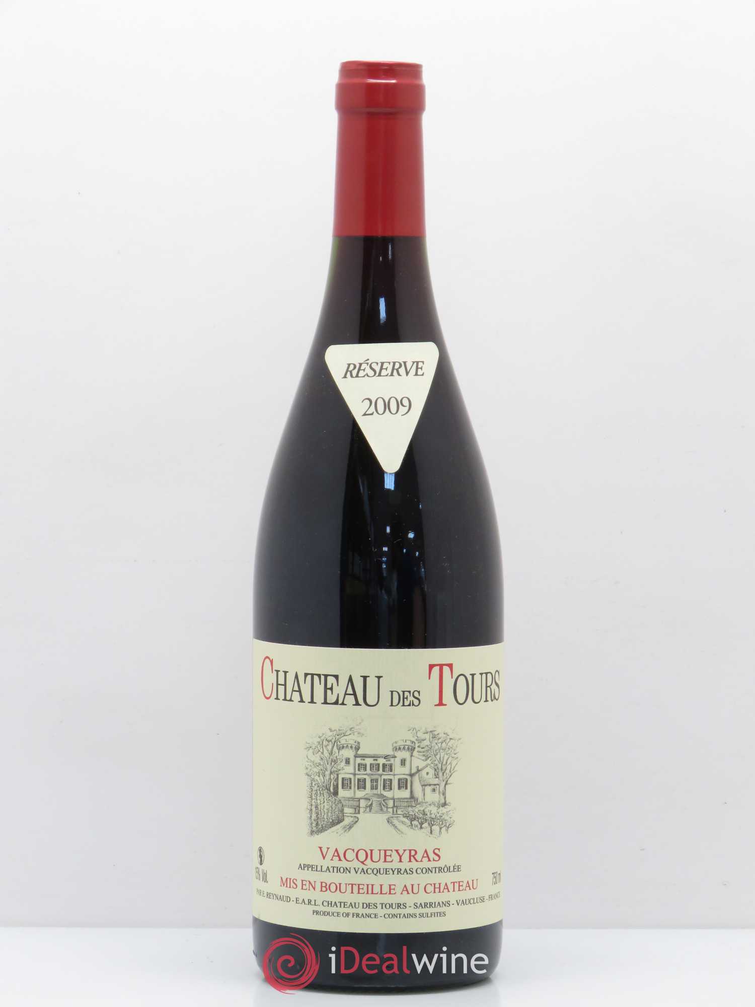 Vacqueyras Château des Tours Emmanuel Reynaud 2009 - Lot de 1 bouteille - 0
