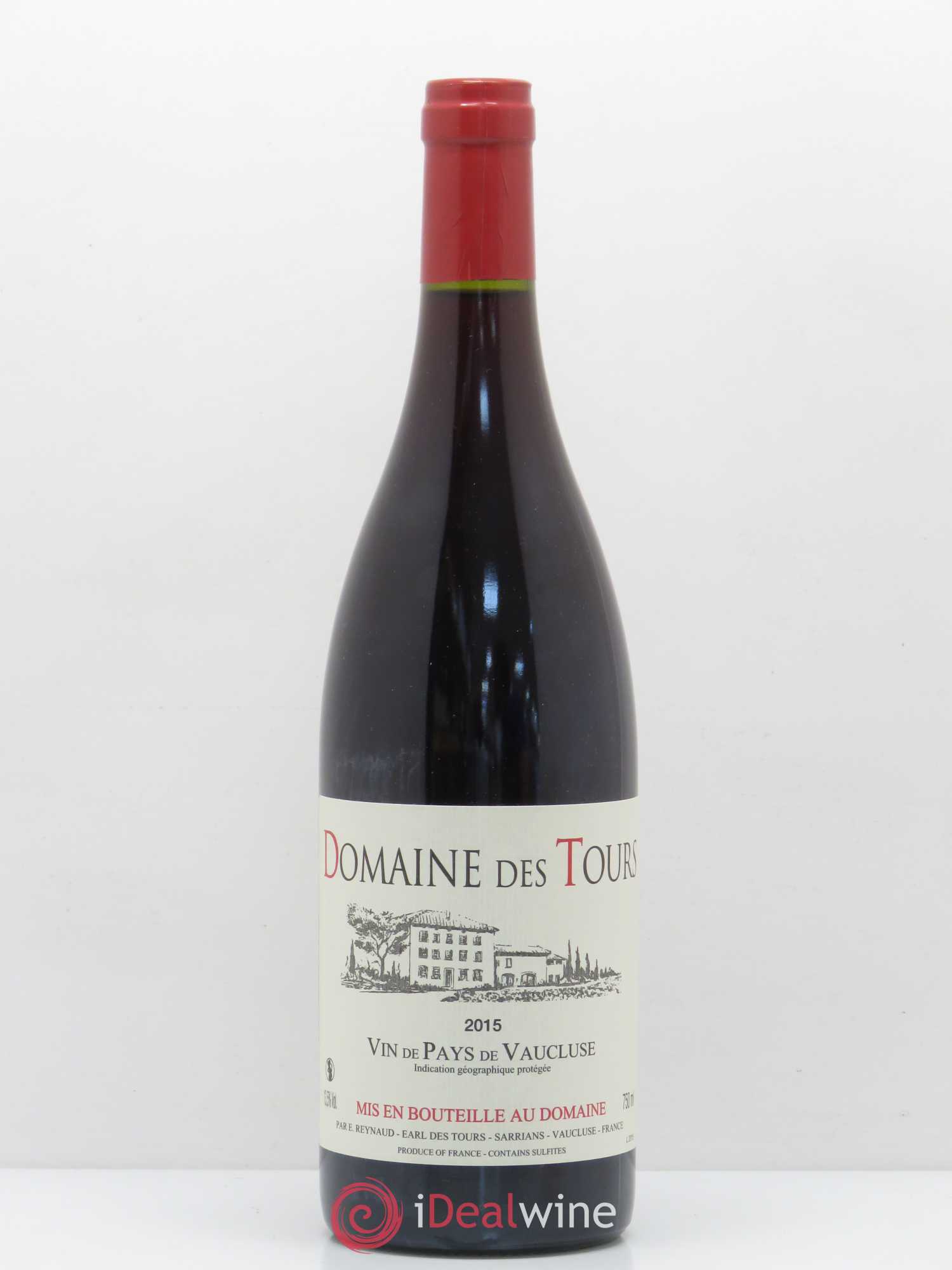 Vaucluse (Vin de Pays de Vaucluse) Domaine des Tours Emmanuel Reynaud 2015 - Lot de 1 bouteille - 0