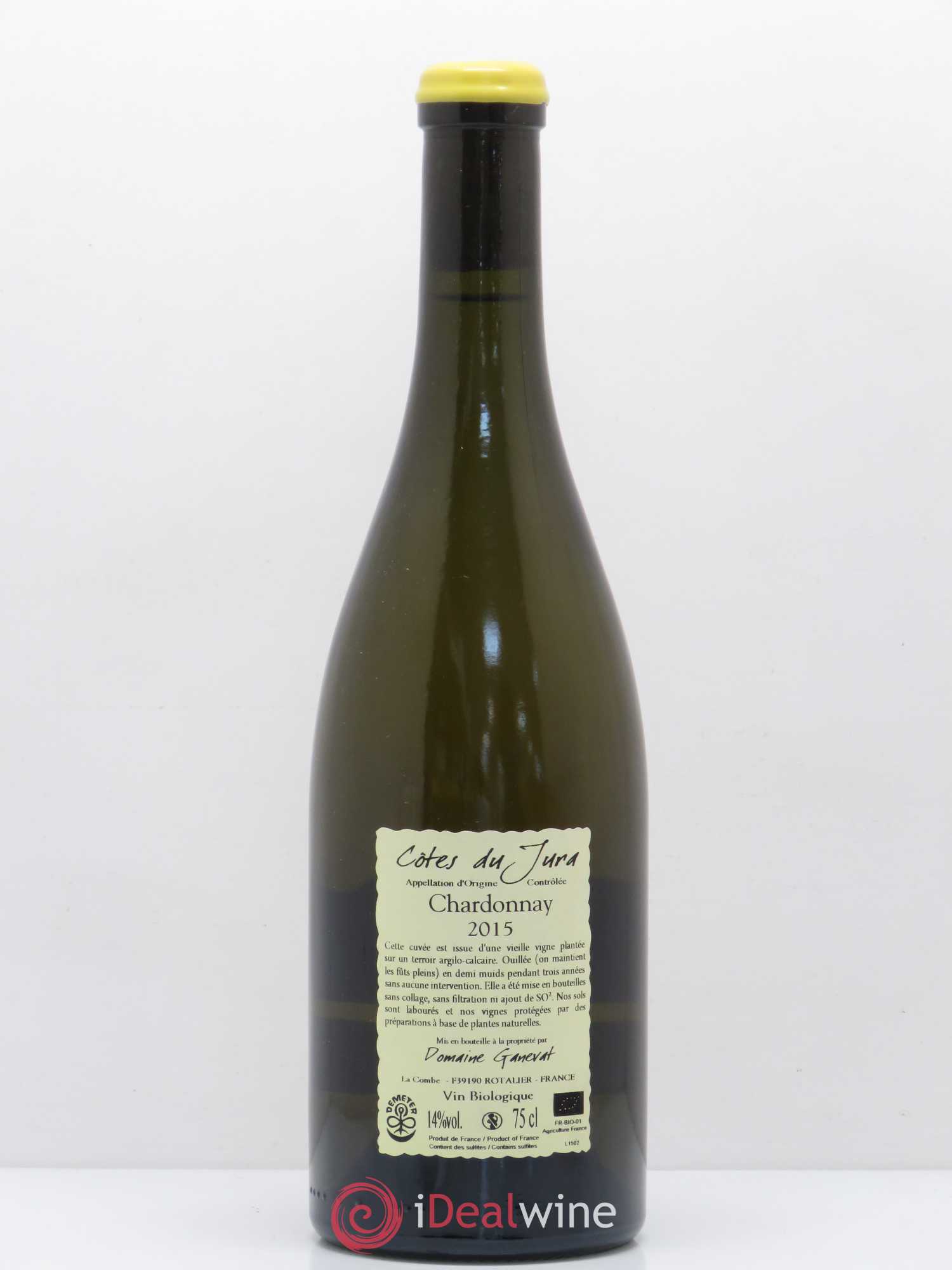 Côtes du Jura Les Chamois du Paradis Jean-François Ganevat (Domaine) 2015 - Lot de 1 bouteille - 1