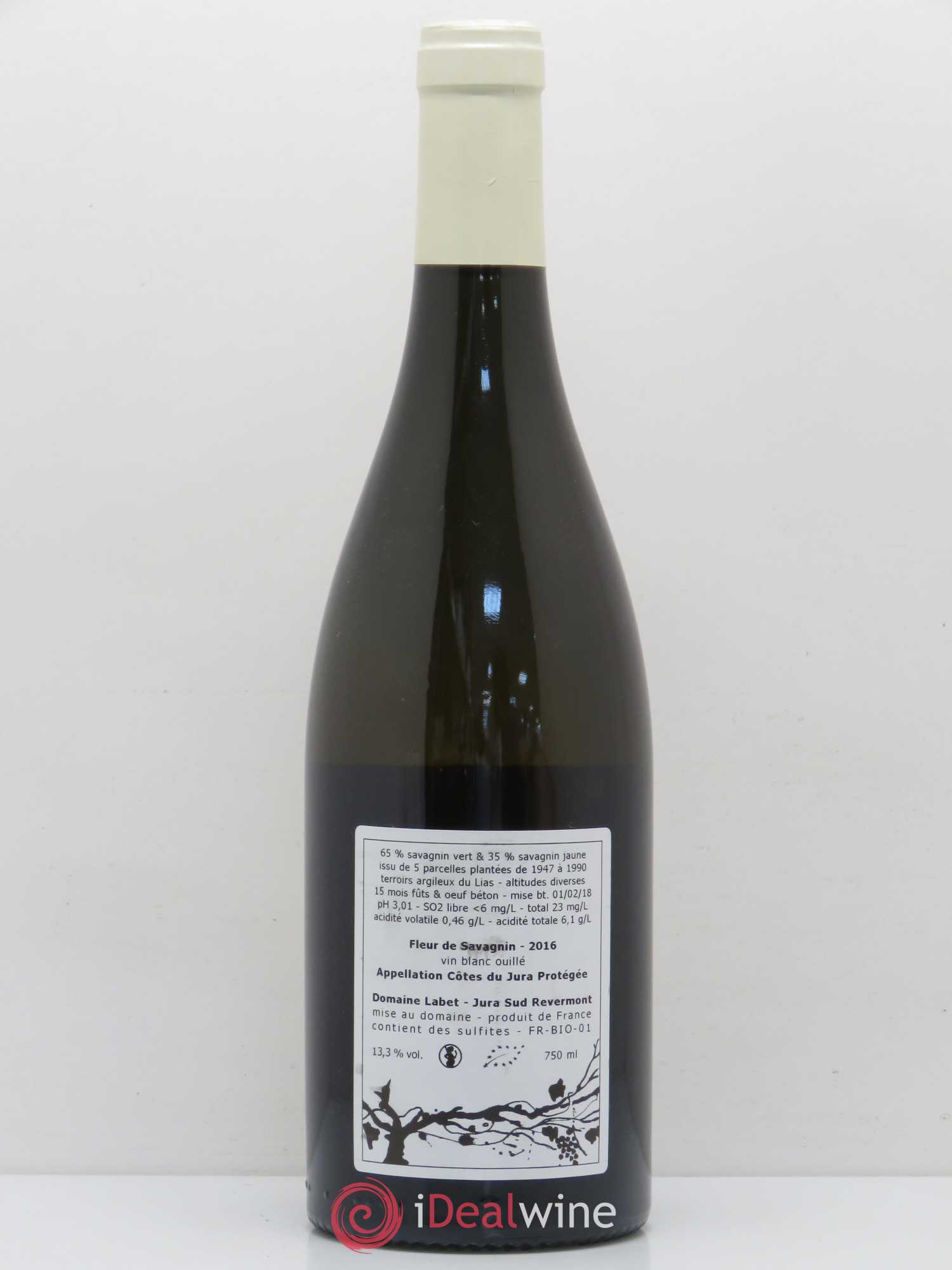 Côtes du Jura Labet Fleur de Savagnin 2016 - Posten von 1 Flasche - 1