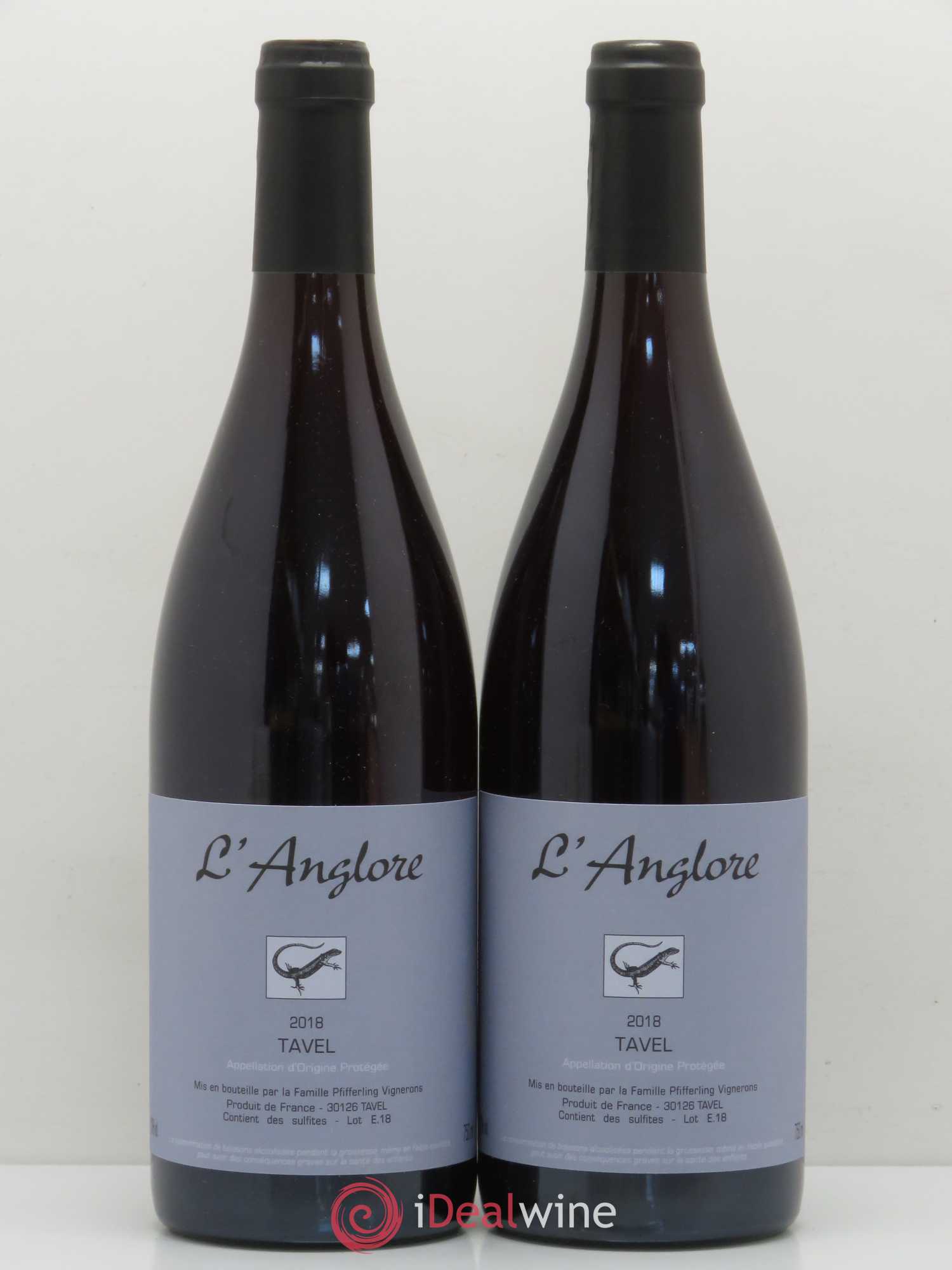 Tavel L'Anglore 2018 - Lot de 2 bouteilles - 0