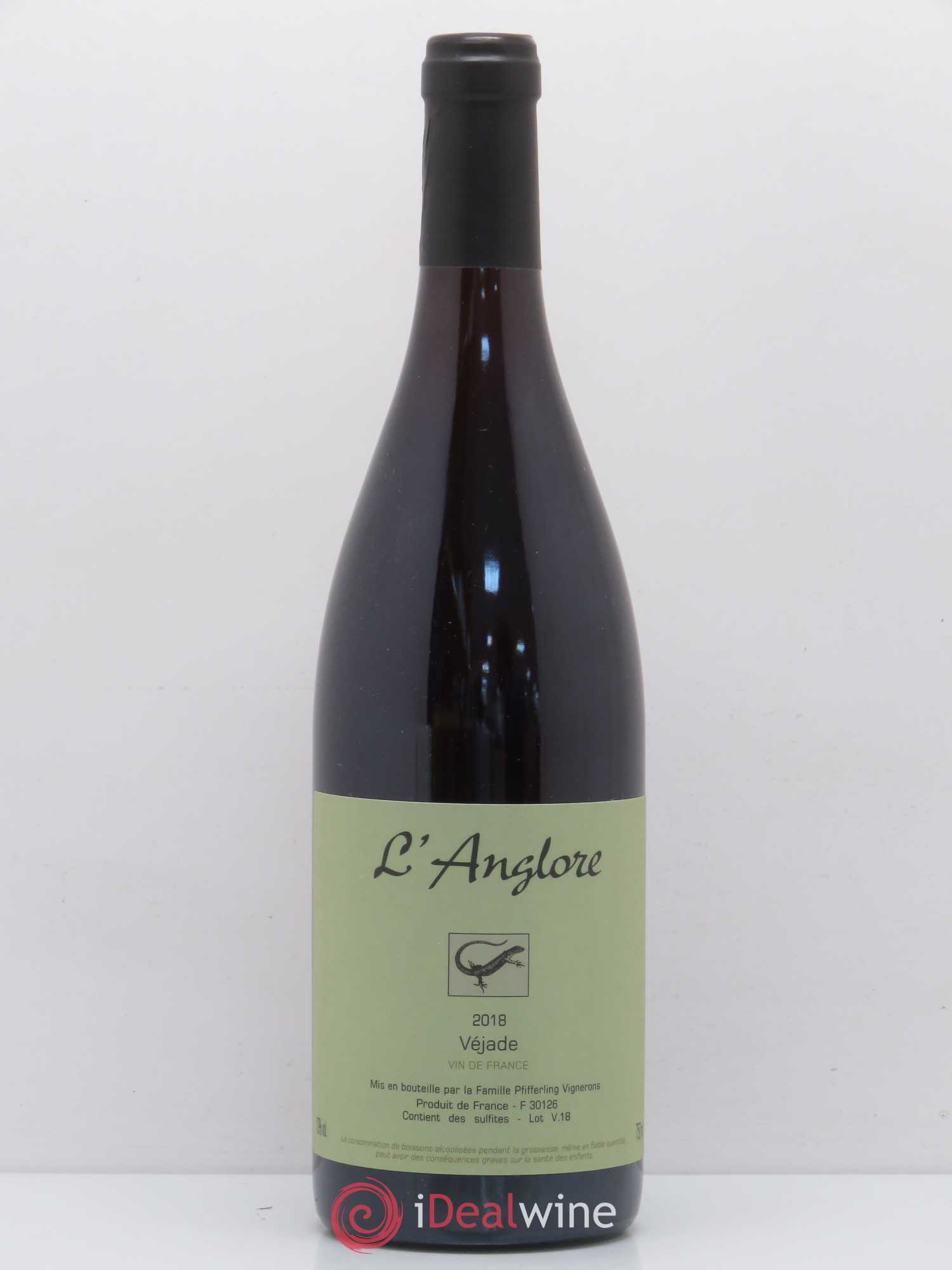 Vin de France Véjade L'Anglore 2018 - Lot de 1 bouteille - 0