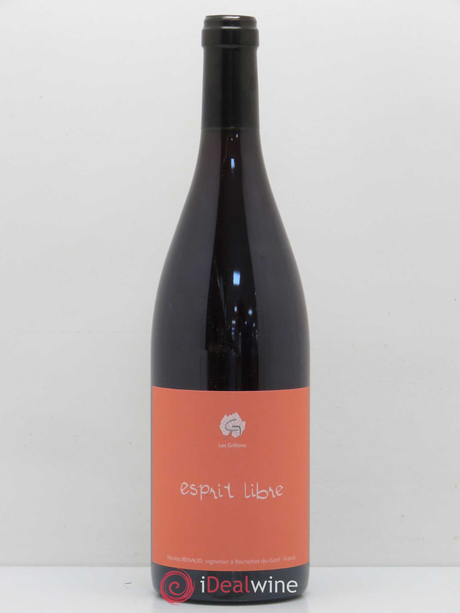 Vin de France Esprit Libre Domaine Les Grillons 2018 - Posten von 1 Flasche - 0