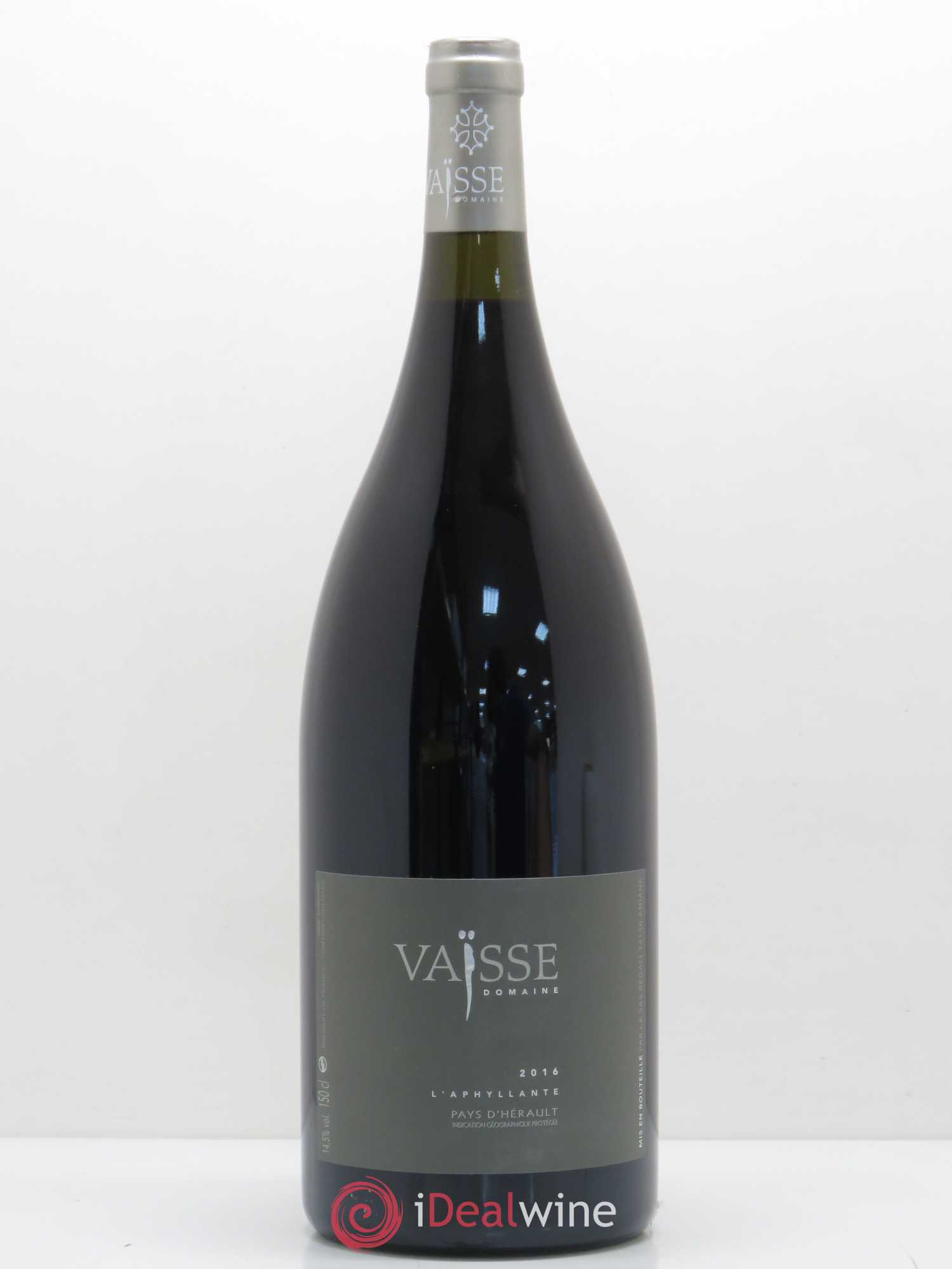 Pays d'Hérault Domaine Vaïsse l'Aphyllante 2016 - Posten von 1 Magnum - 0