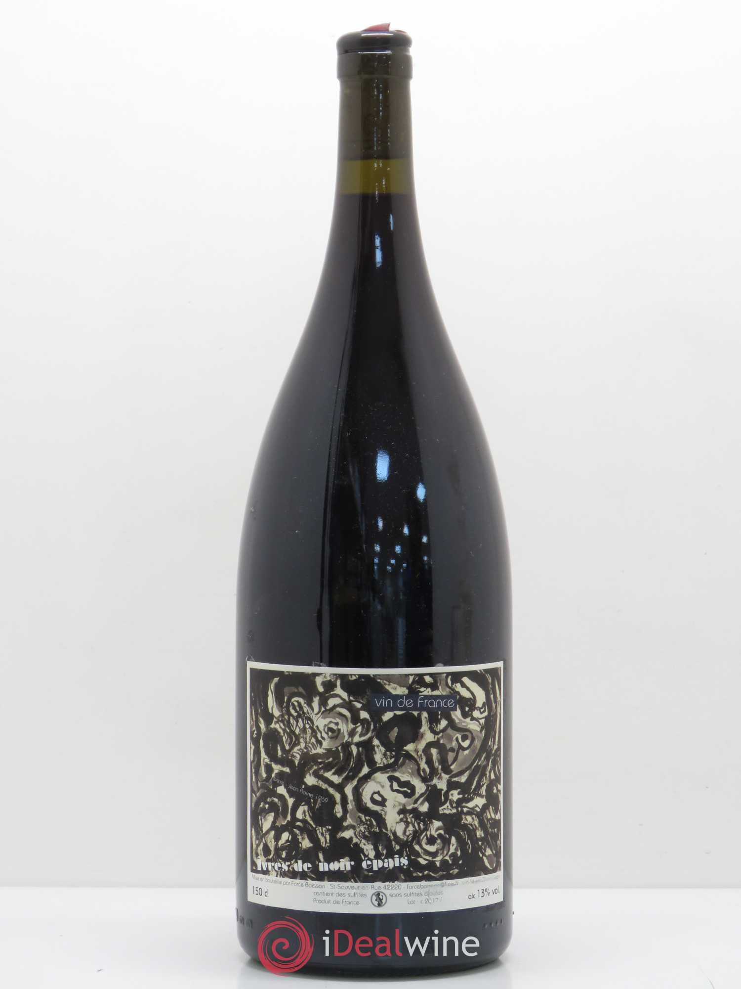Vin de France Ivres de noir épais 2017 - Posten von 1 Magnum - 0