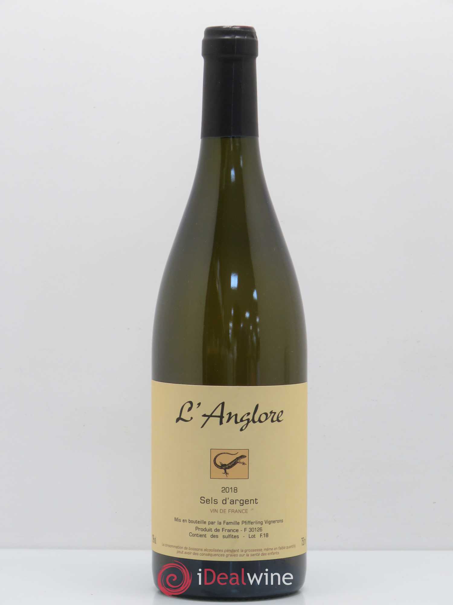 Vin de France Sels d'argent L'Anglore 2018 - Lot de 1 bouteille - 0