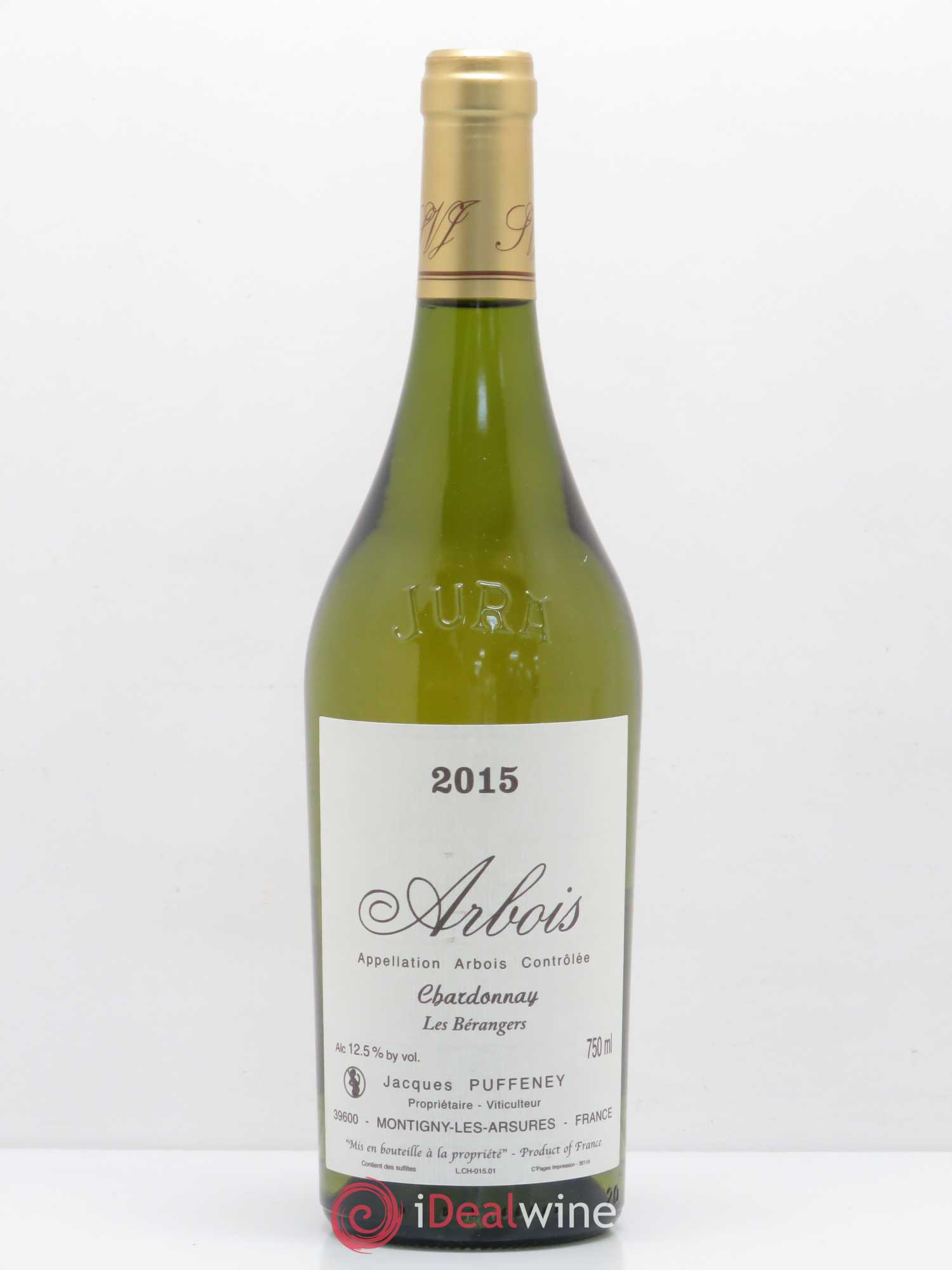 Arbois Les Berangers Jacques Puffeney 2015 - Posten von 1 Flasche - 0