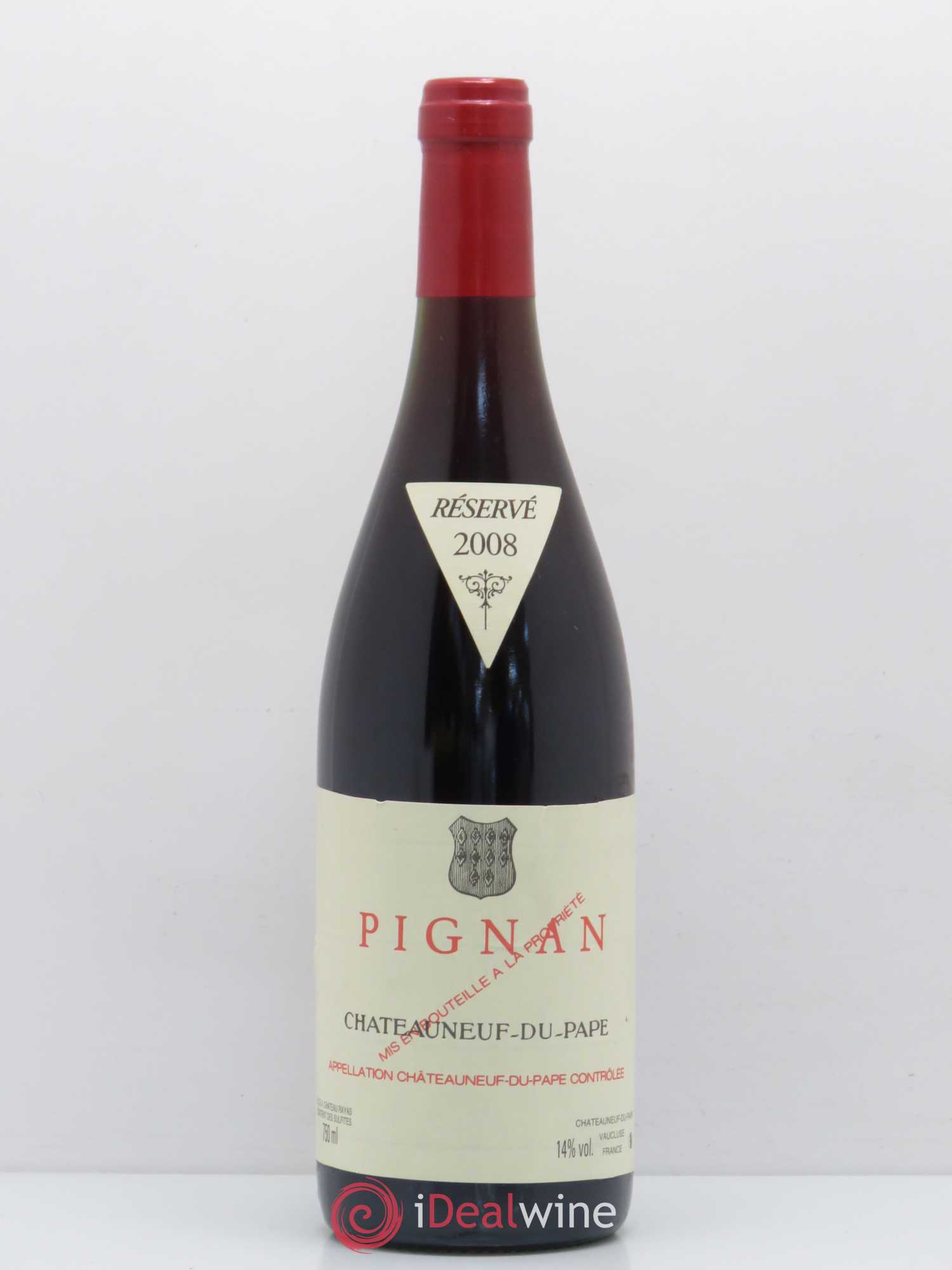 Châteauneuf-du-Pape Pignan Emmanuel Reynaud 2008 - Lot de 1 bouteille - 0