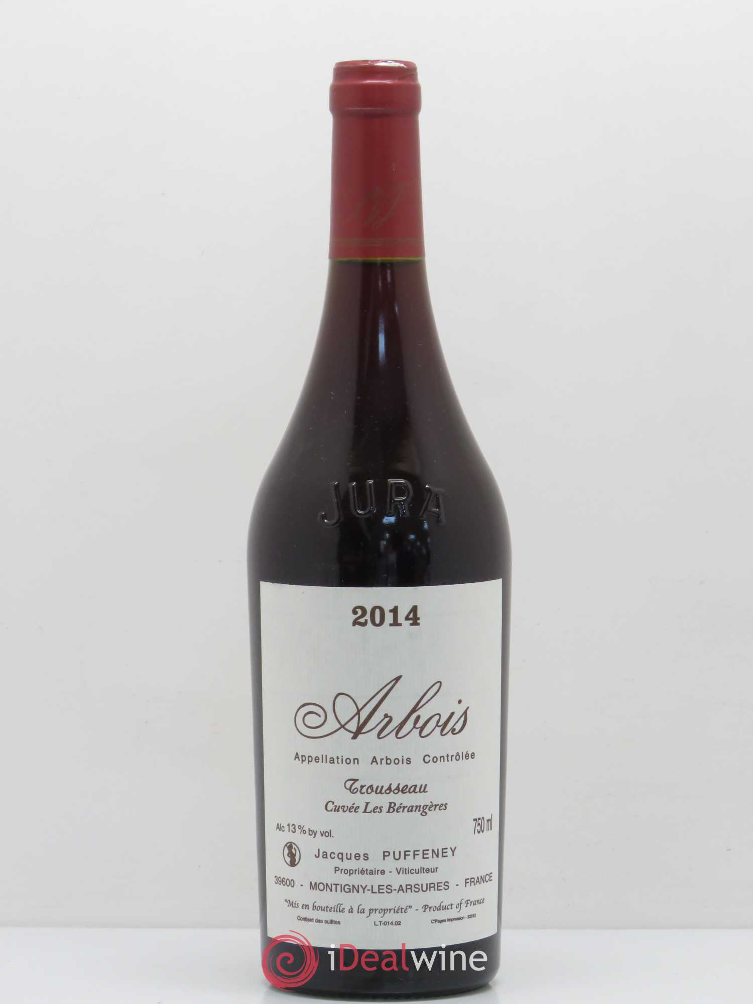 Arbois Trousseau Les Bérangères Puffeney 2014 - Posten von 1 Flasche - 0