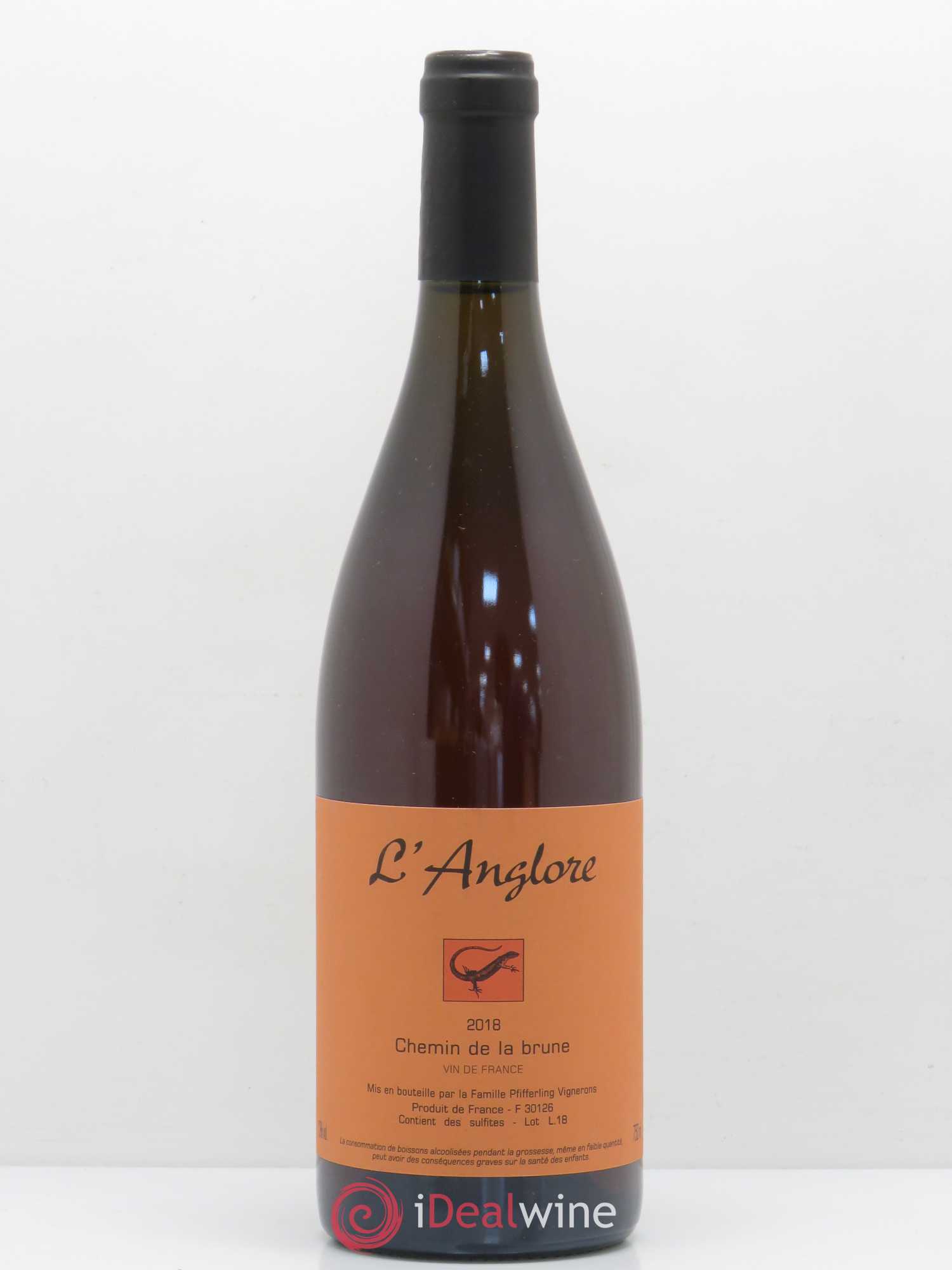 Vin de France Chemin de la brune L'Anglore 2018 - Lot de 1 bouteille - 0