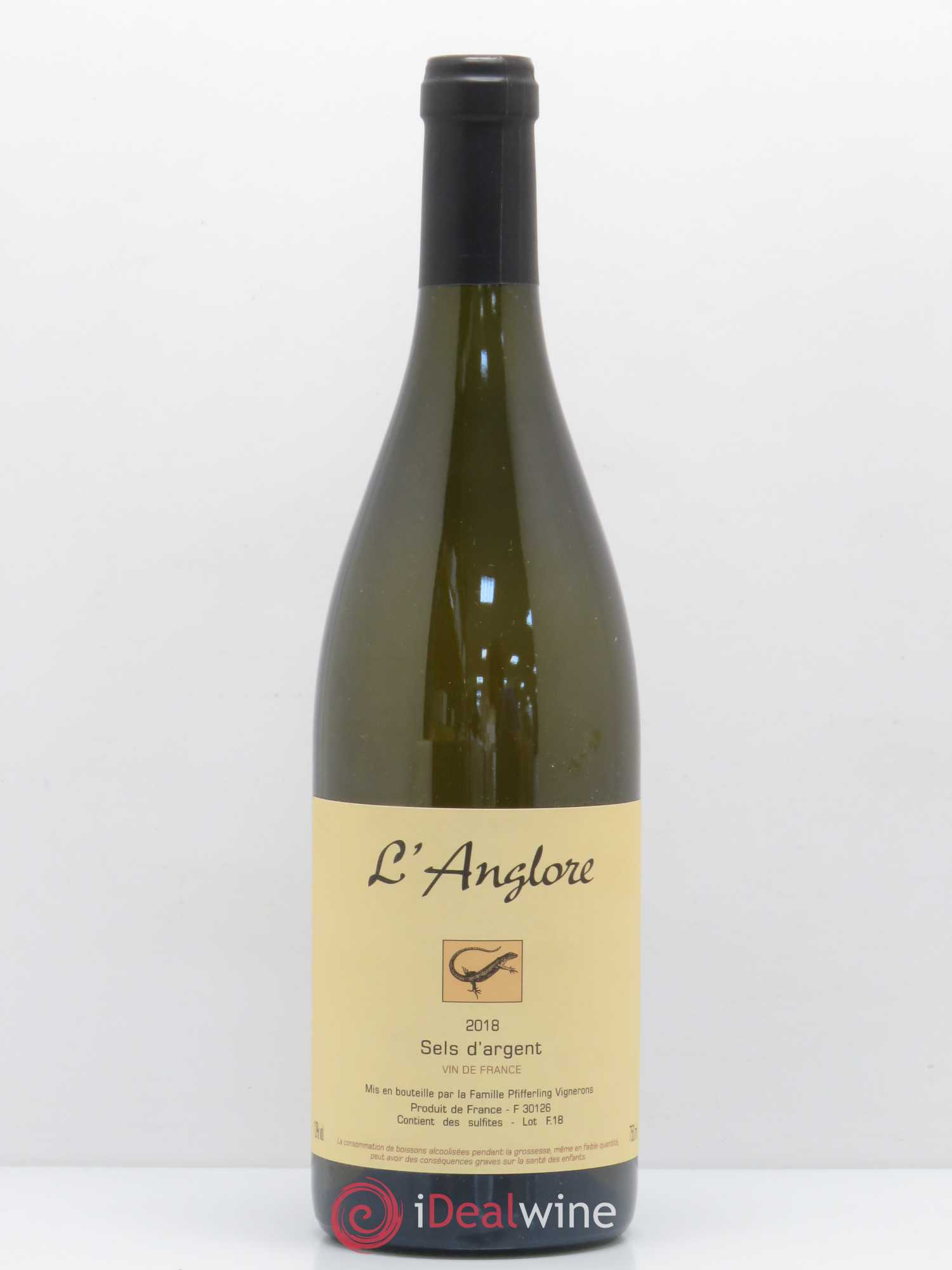 Vin de France Sels d'argent L'Anglore 2018 - Lot de 1 bouteille - 0