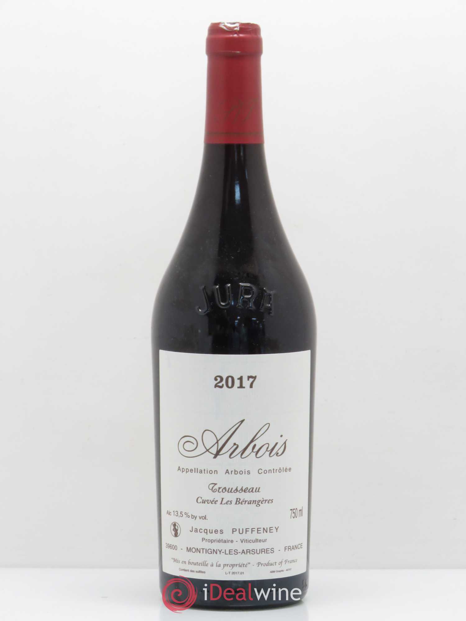 Arbois Trousseau Les Bérangères Puffeney 2017 - Posten von 1 Flasche - 0