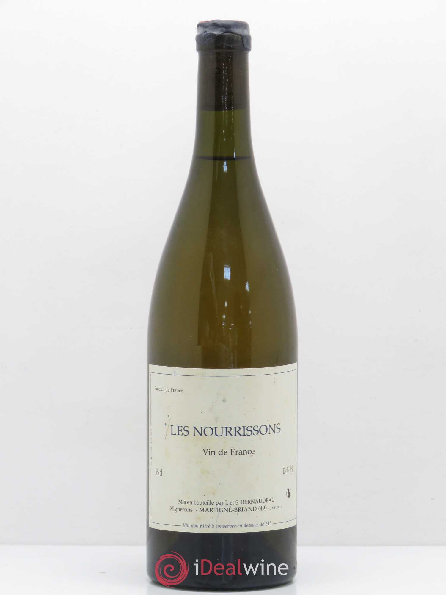 Vin de France Les Nourrissons Stéphane Bernaudeau 2011 - Lot de 1 bouteille - 0