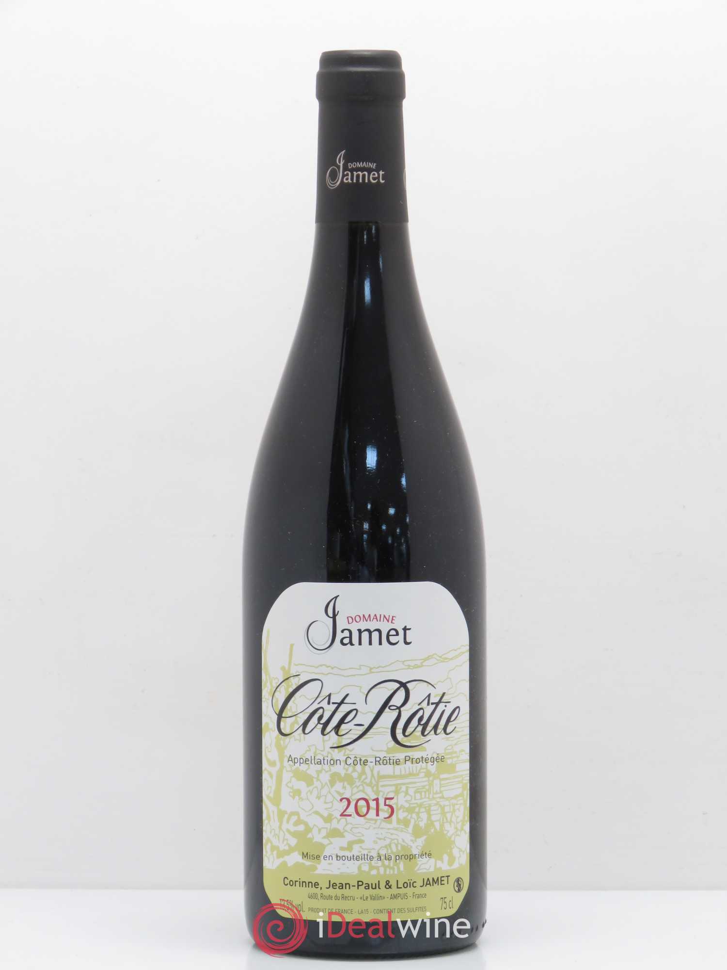 Côte-Rôtie Jamet (Domaine) 2015 - Lot de 1 bouteille - 0