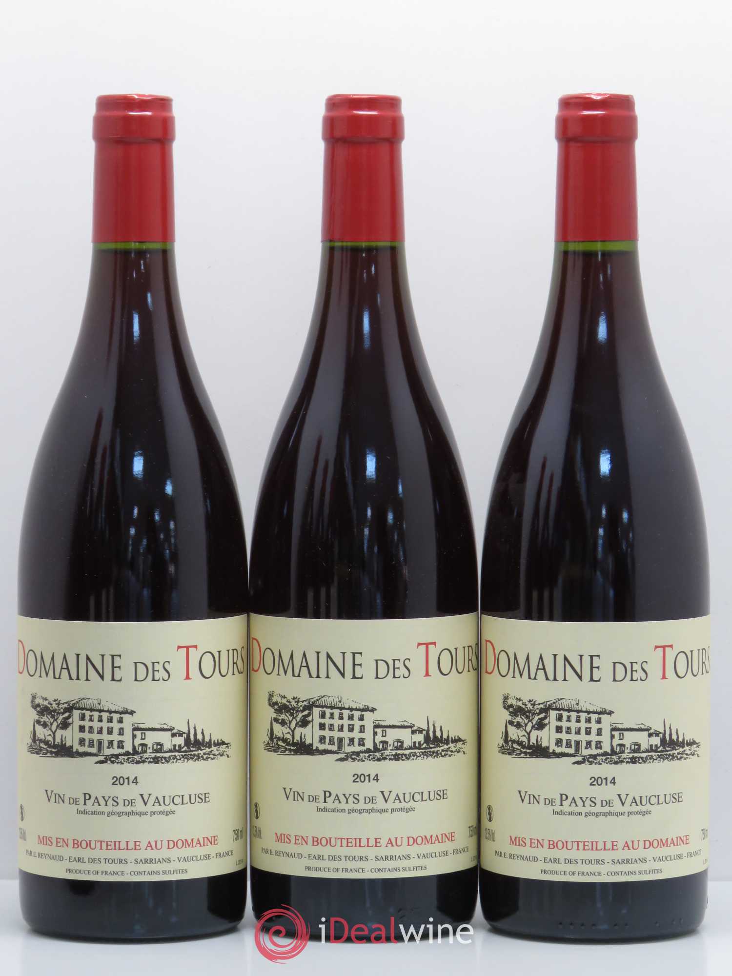 Vaucluse (Vin de Pays de Vaucluse) Domaine des Tours Emmanuel Reynaud 2014 - Lot de 6 bouteilles - 2