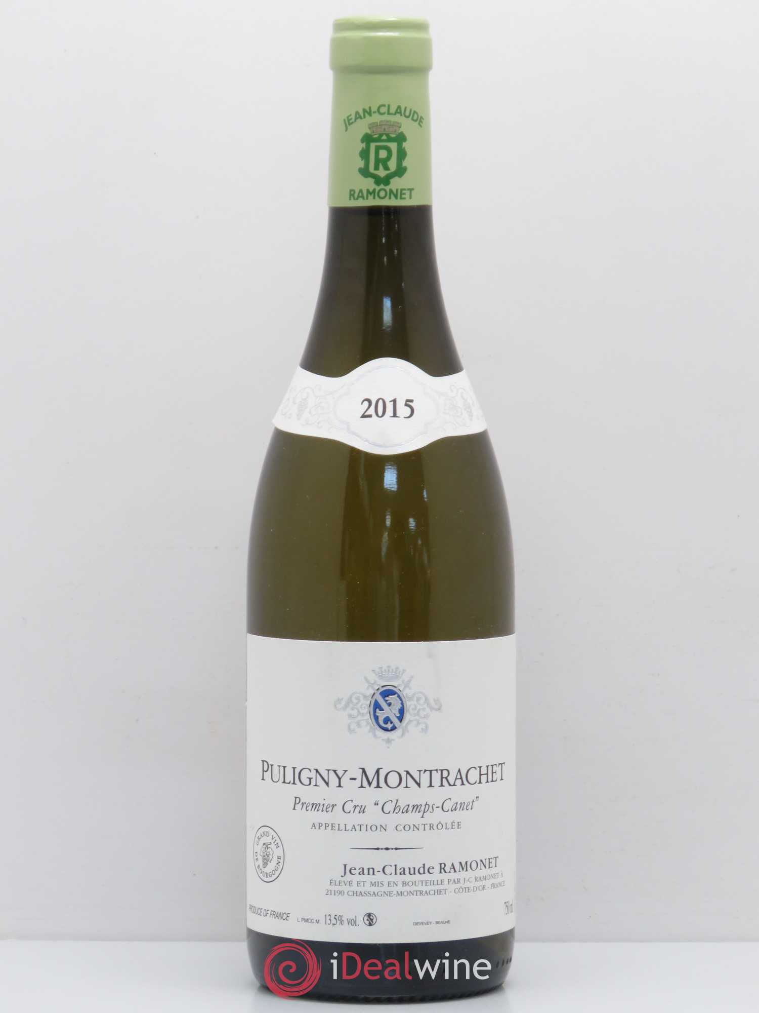 Puligny-Montrachet 1er Cru Champs Canet Ramonet (Domaine) 2015 - Lot de 1 bouteille - 0
