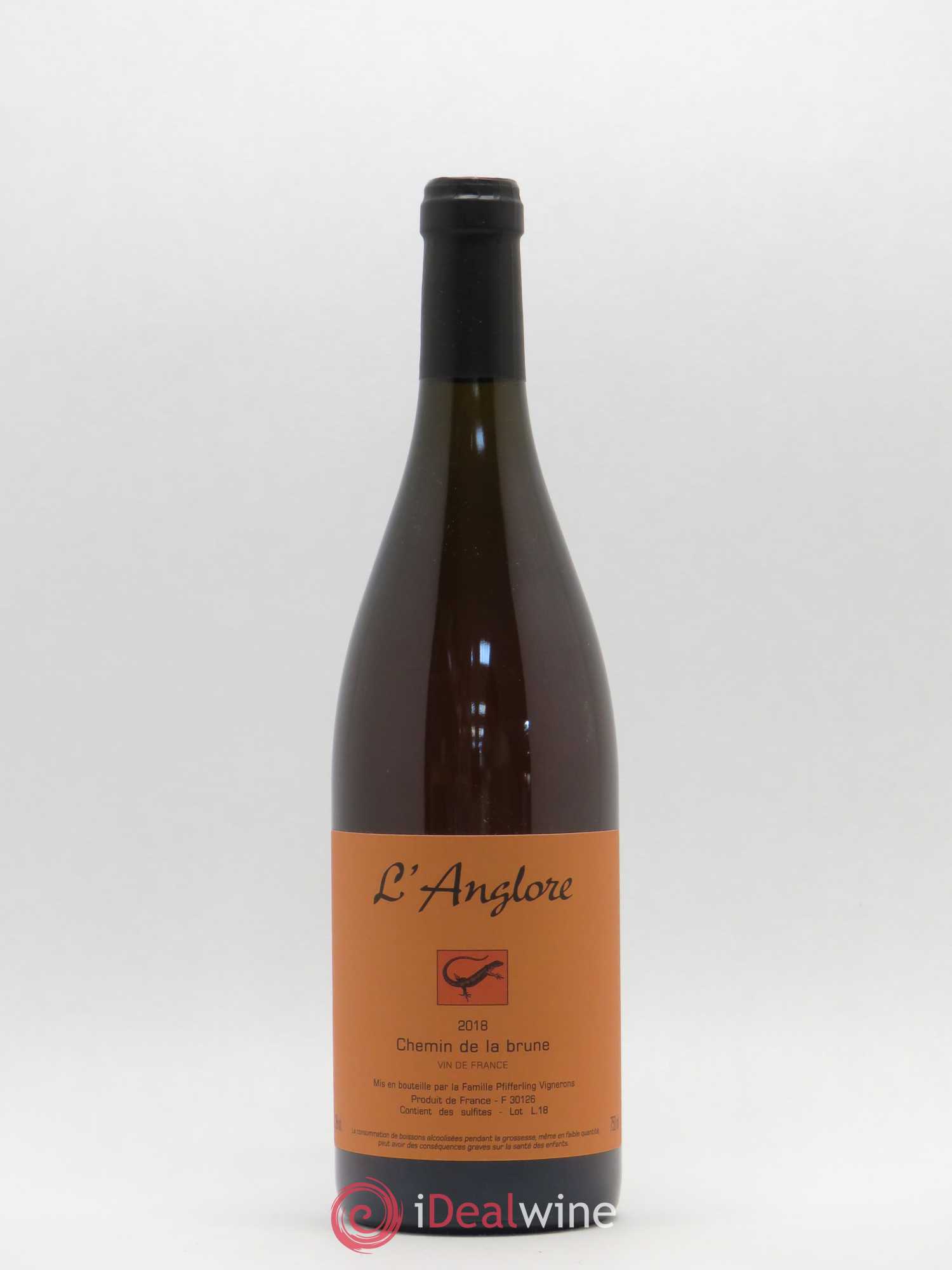 Vin de France Chemin de la brune L'Anglore 2018 - Lot de 1 bouteille - 0