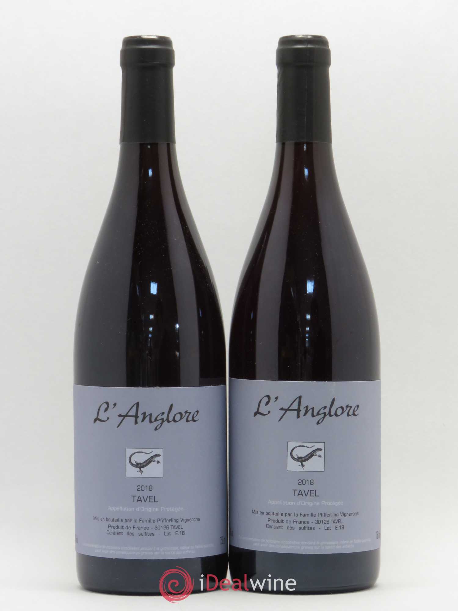 Tavel L'Anglore 2018 - Lot de 2 bouteilles - 0