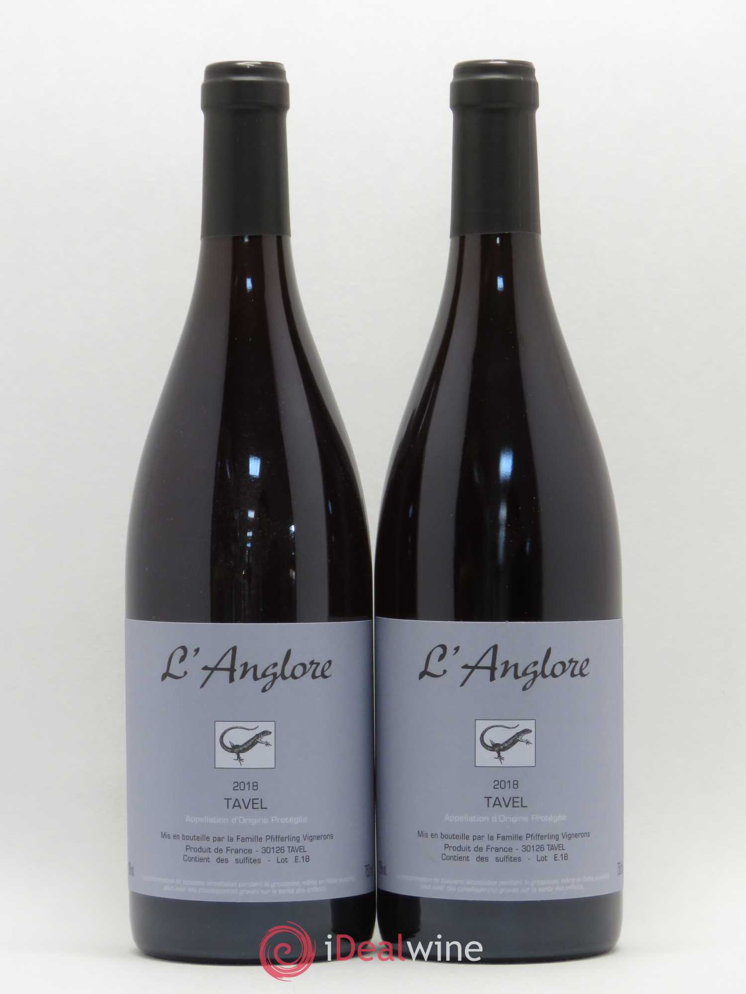 Tavel L'Anglore 2018 - Posten von 2 Flaschen - 0